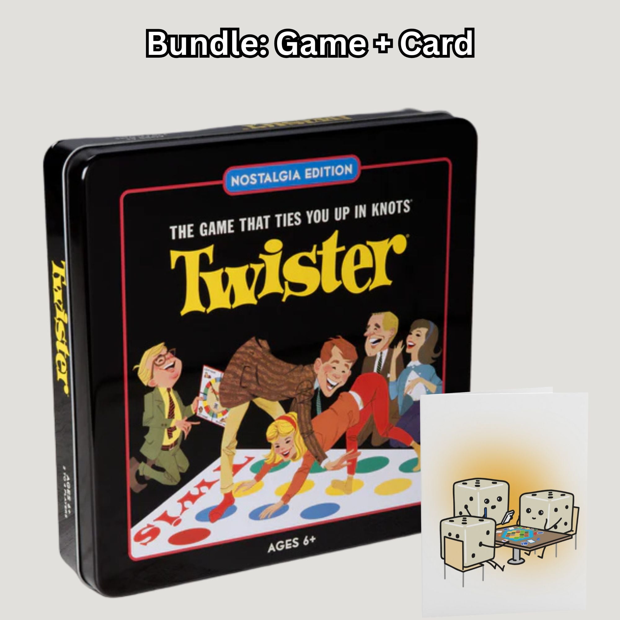 Twister Vintage Collectible Tin Board Game