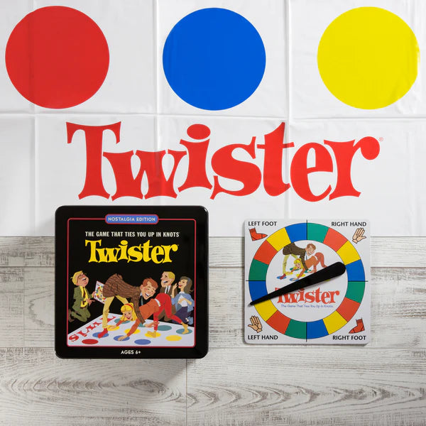 Twister Vintage Collectible Tin Board Game
