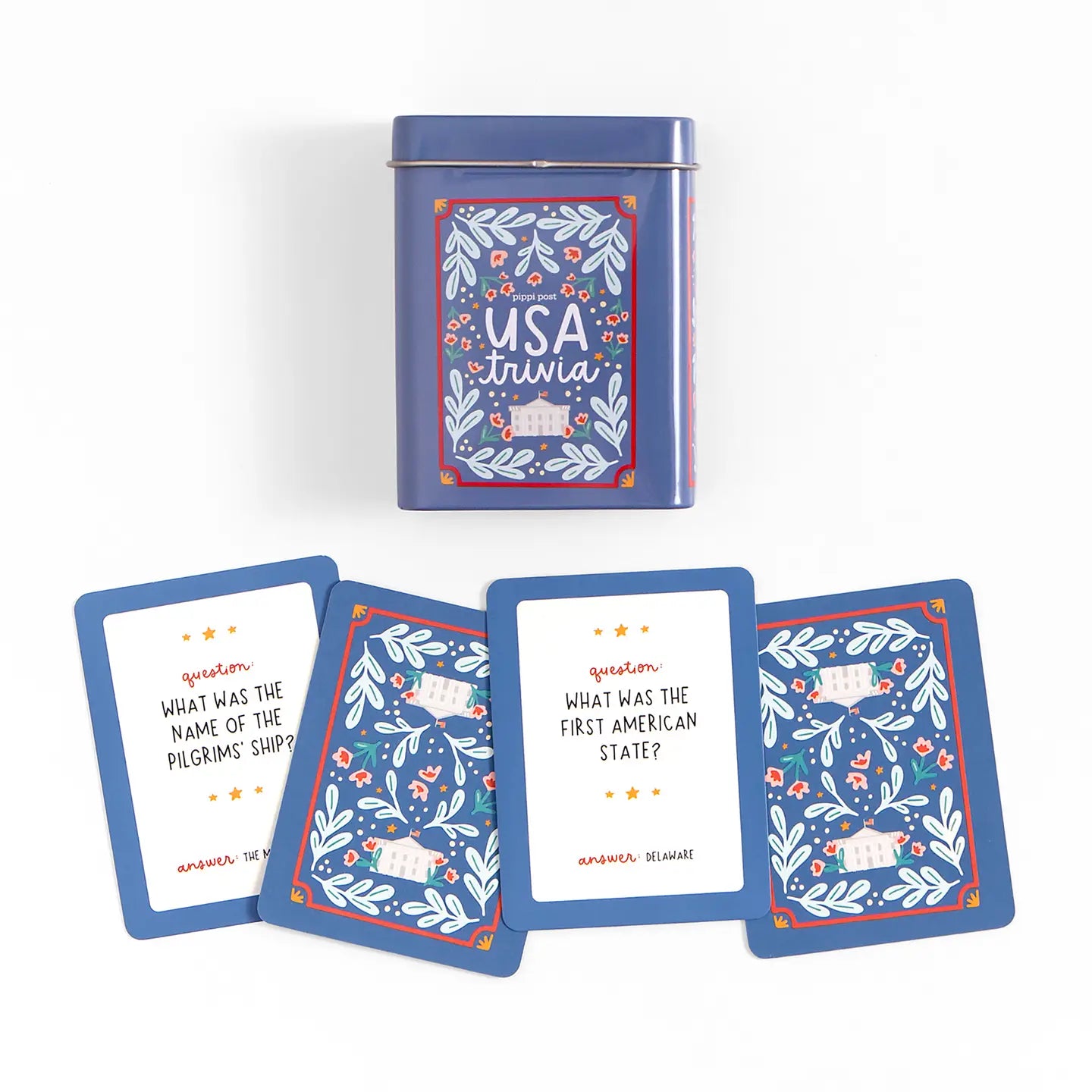 USA Trivia Cards – American History & Geography Trivia Game