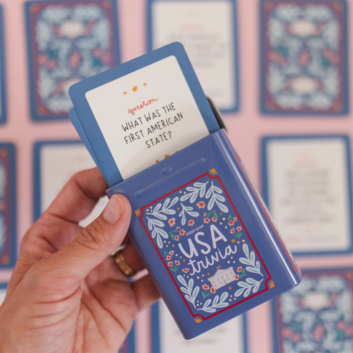 USA Trivia Cards – American History & Geography Trivia Game