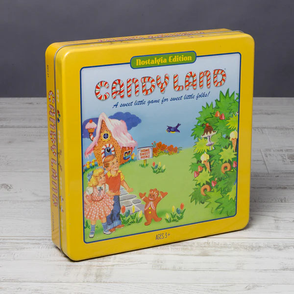 Candy Land Vintage Collectible Tin Board Game
