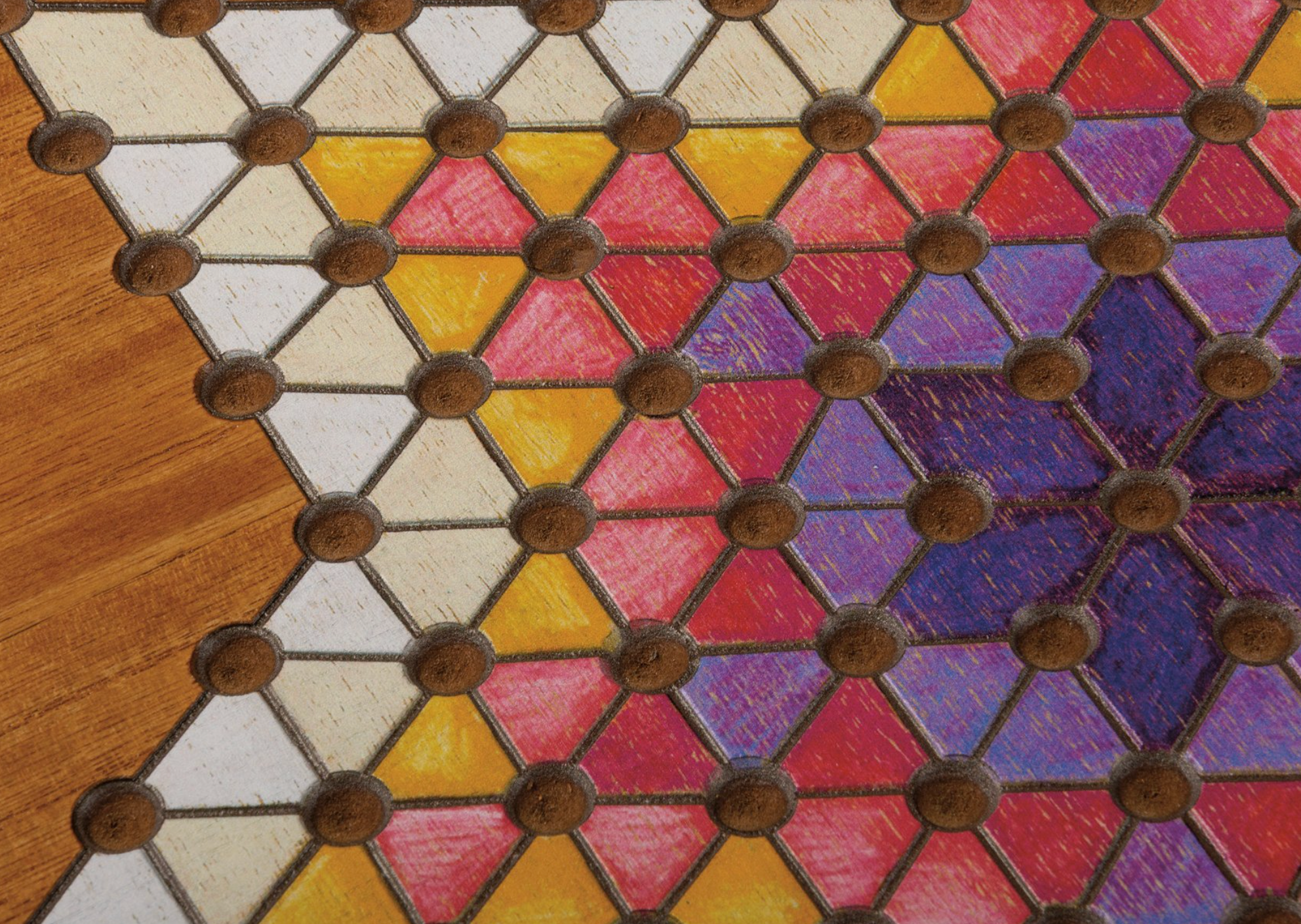 Colorful Wooden Chinese Checkers Board Game