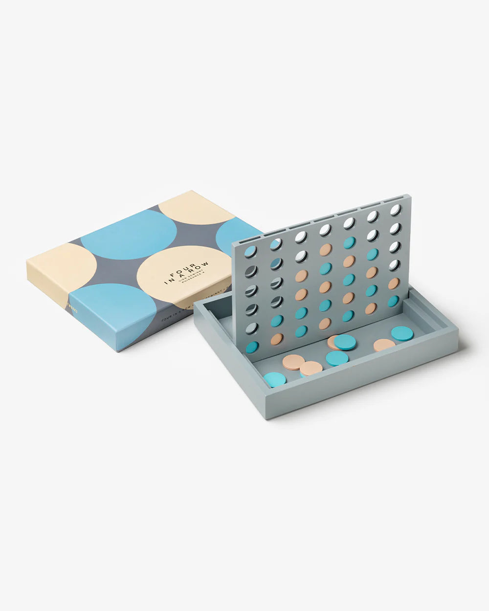 Modern Minimalist Four in a Row Connect Four Board Game