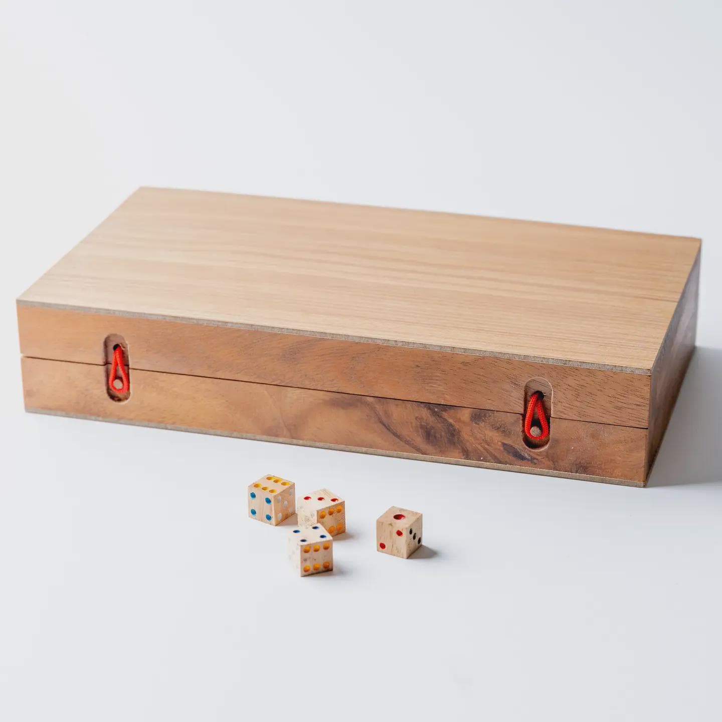 Modern Backgammon Mango Wood Board Game Set