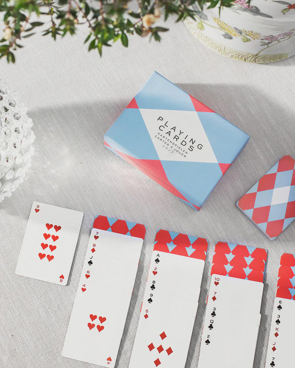 Modern Double Playing Cards Set - stacked