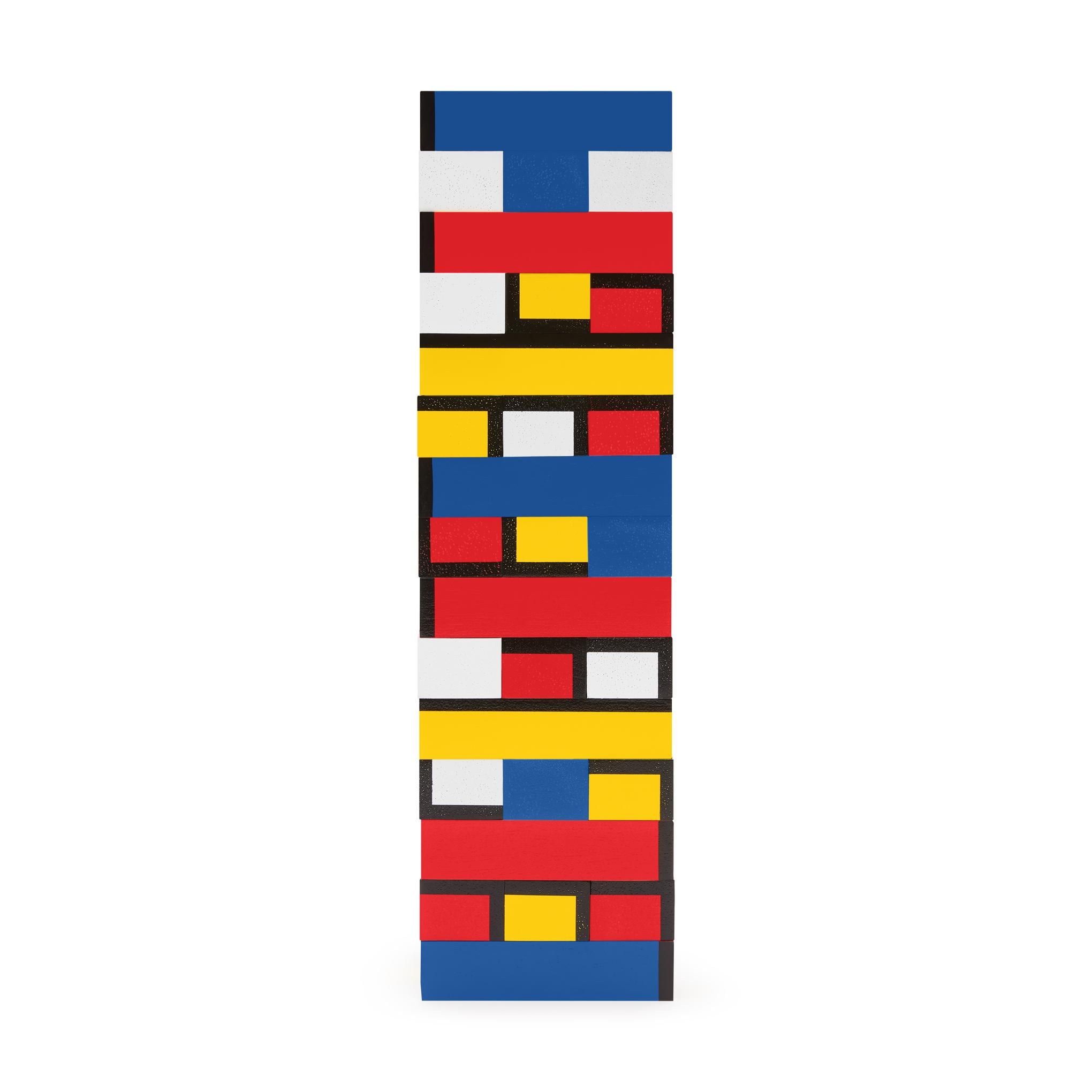 Retro Midcentury Modern Tumbling Tower Blocks Jenga Board Game