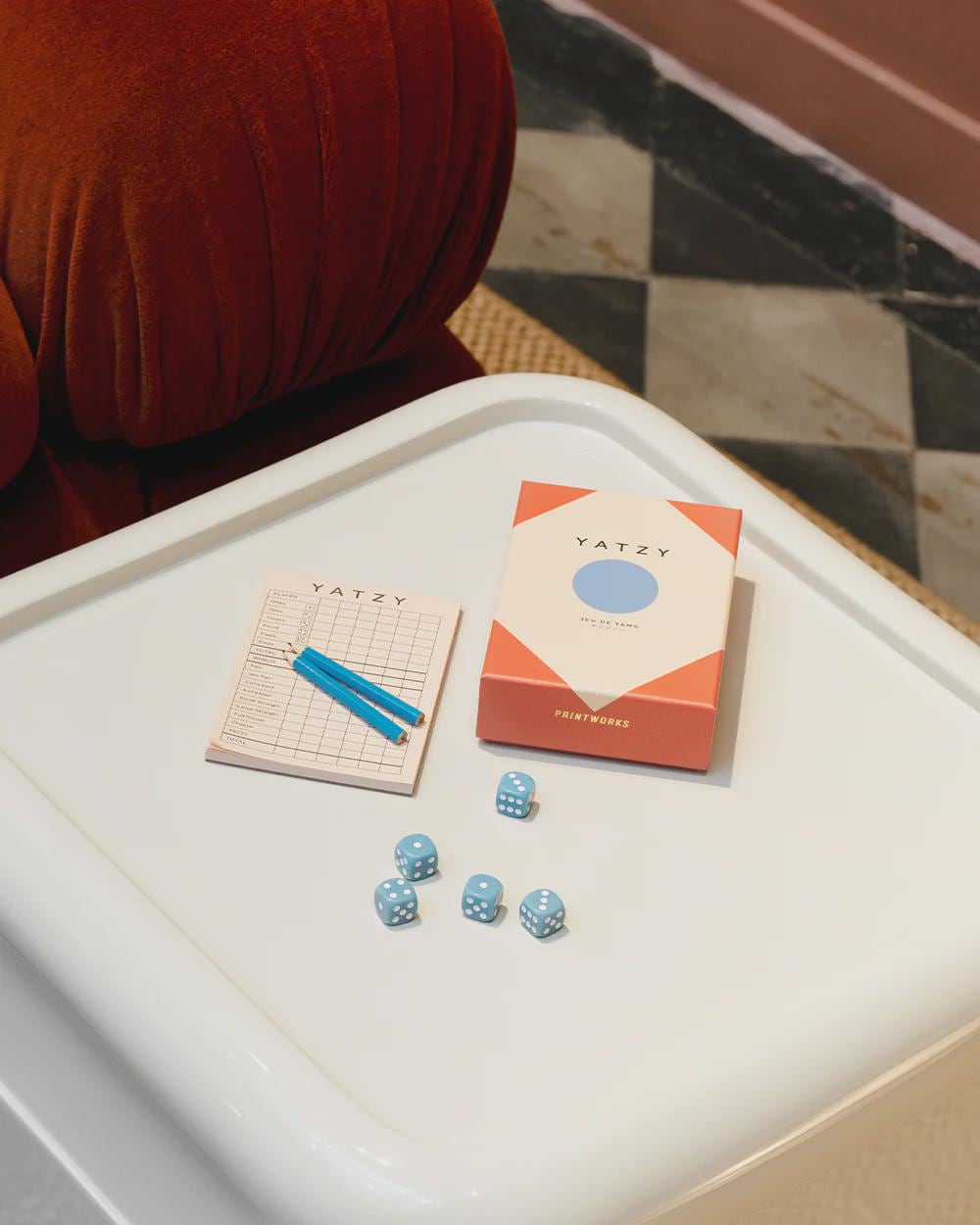 Modern Yatzy Board Game Set