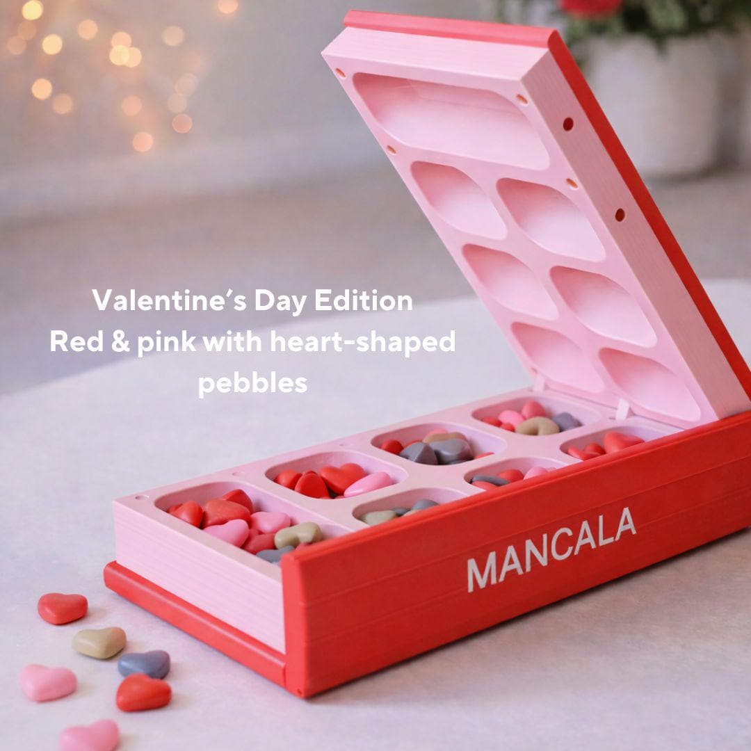 3D Printed Mancala Bookshelf Board Game (Customize Your Own Colors)