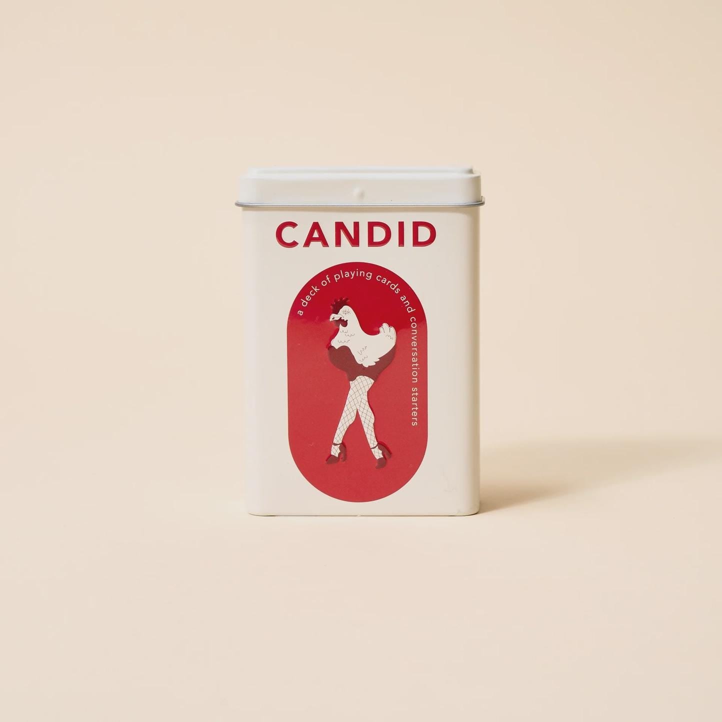 Fun Candid Playing Cards Plus Conversation Starters, Modern Poker Card