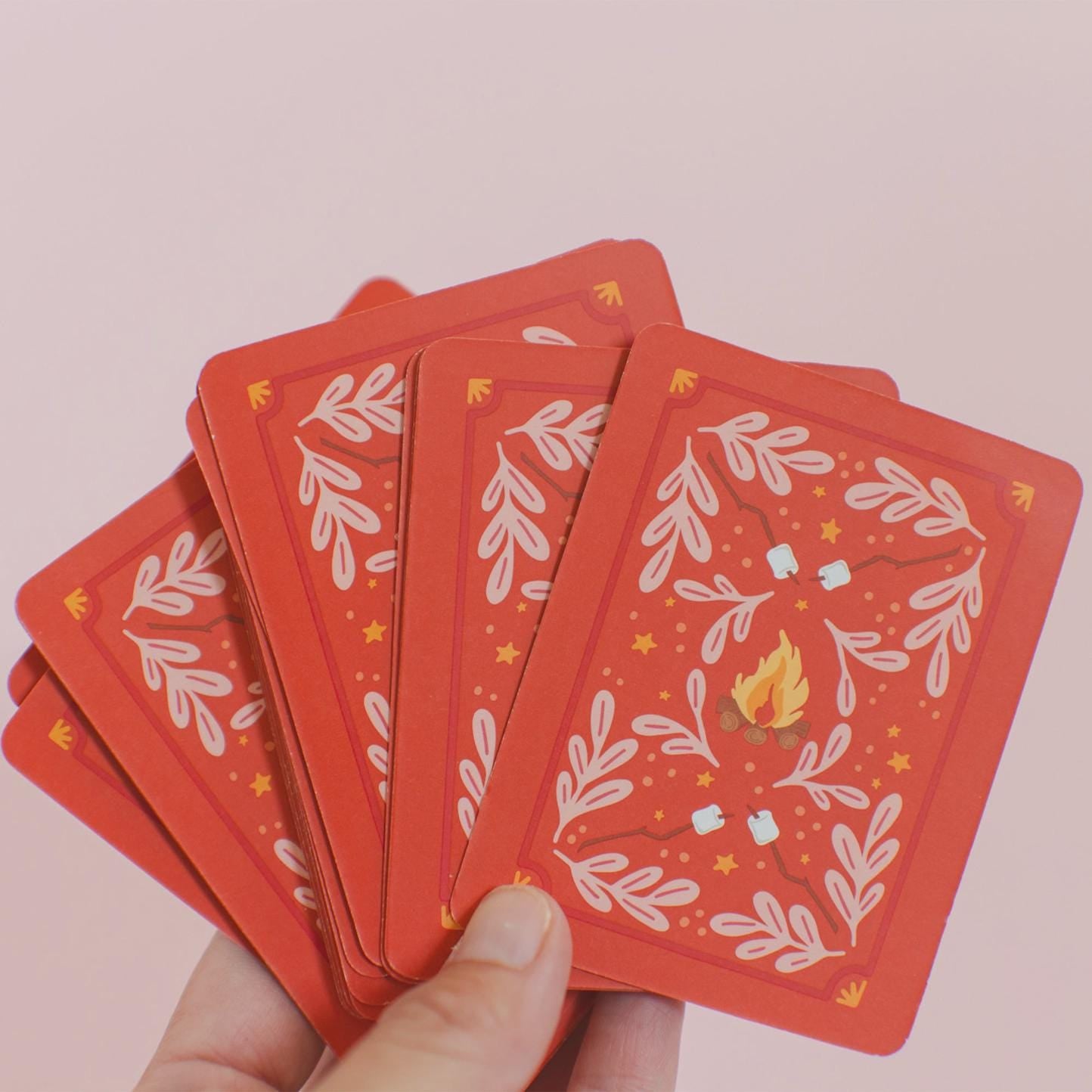 S'more Conversation Starter Cards, Fun Card Deck for Game Nights