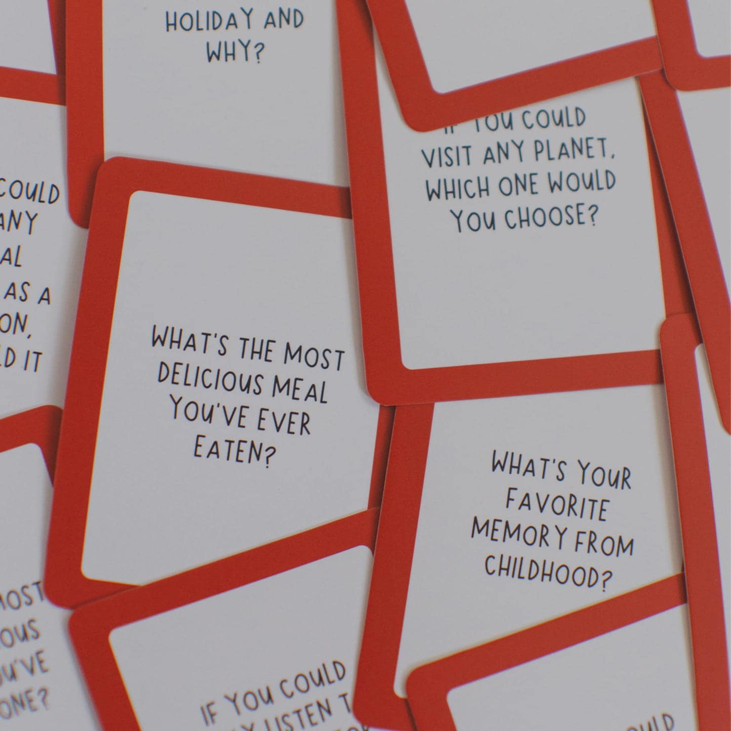 S'more Conversation Starter Cards, Fun Card Deck for Game Nights