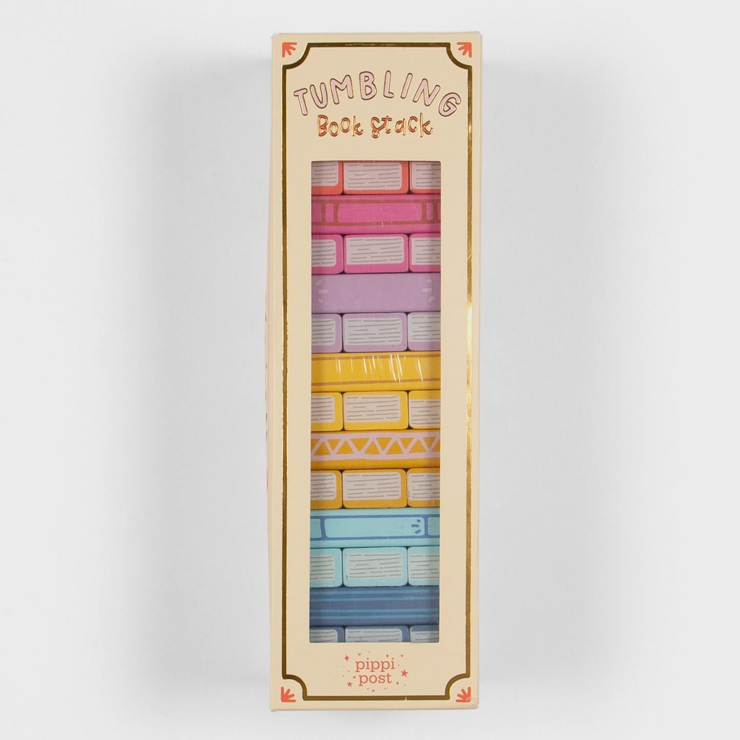 Colorful Tumbling Blocks Tower Book Jenga Board Game
