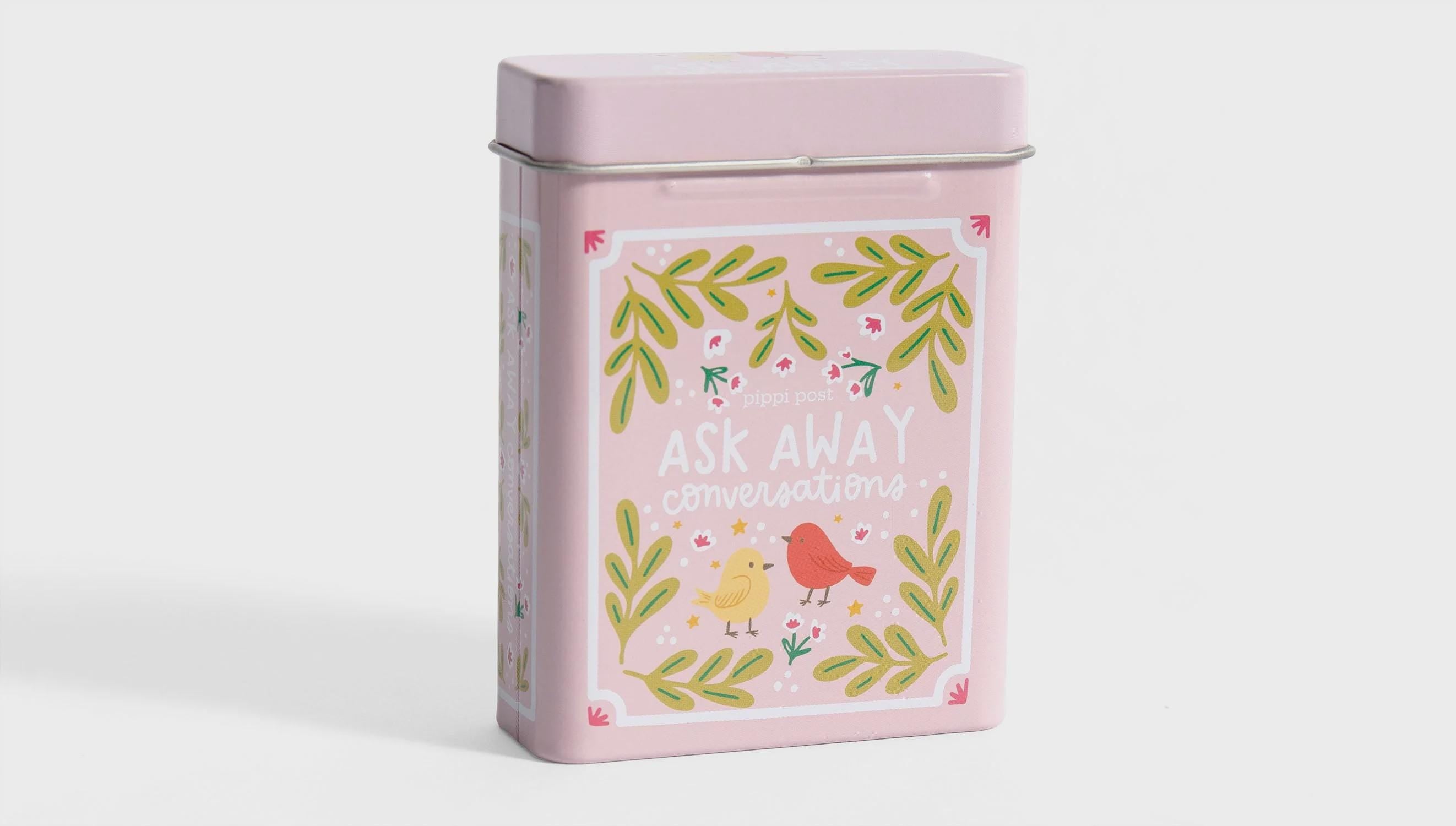 Ask Away Conversation Starter Cards with Storage Tin