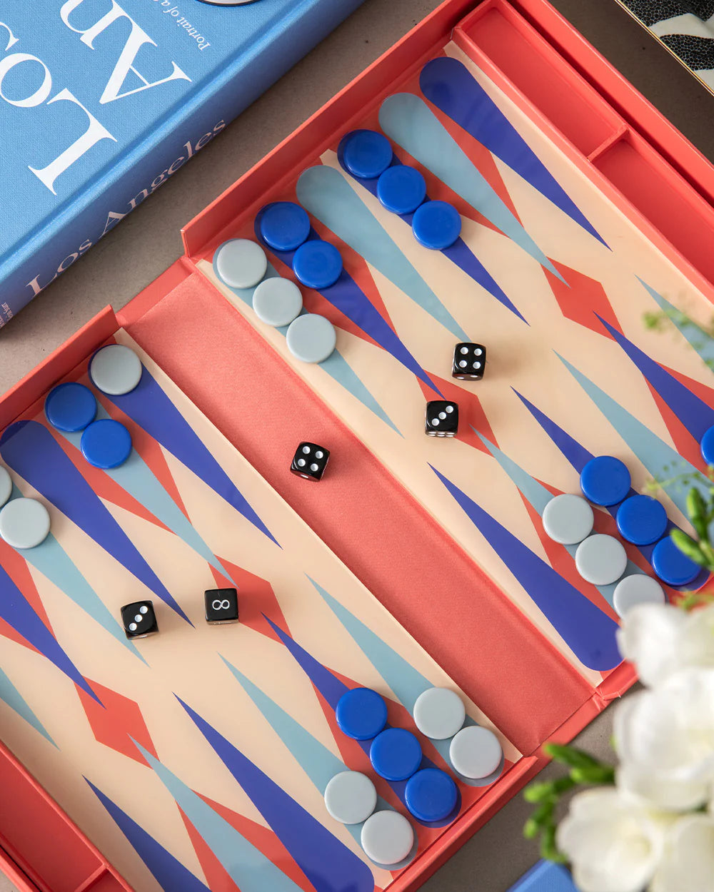 Colorful Backgammon Board Game Set