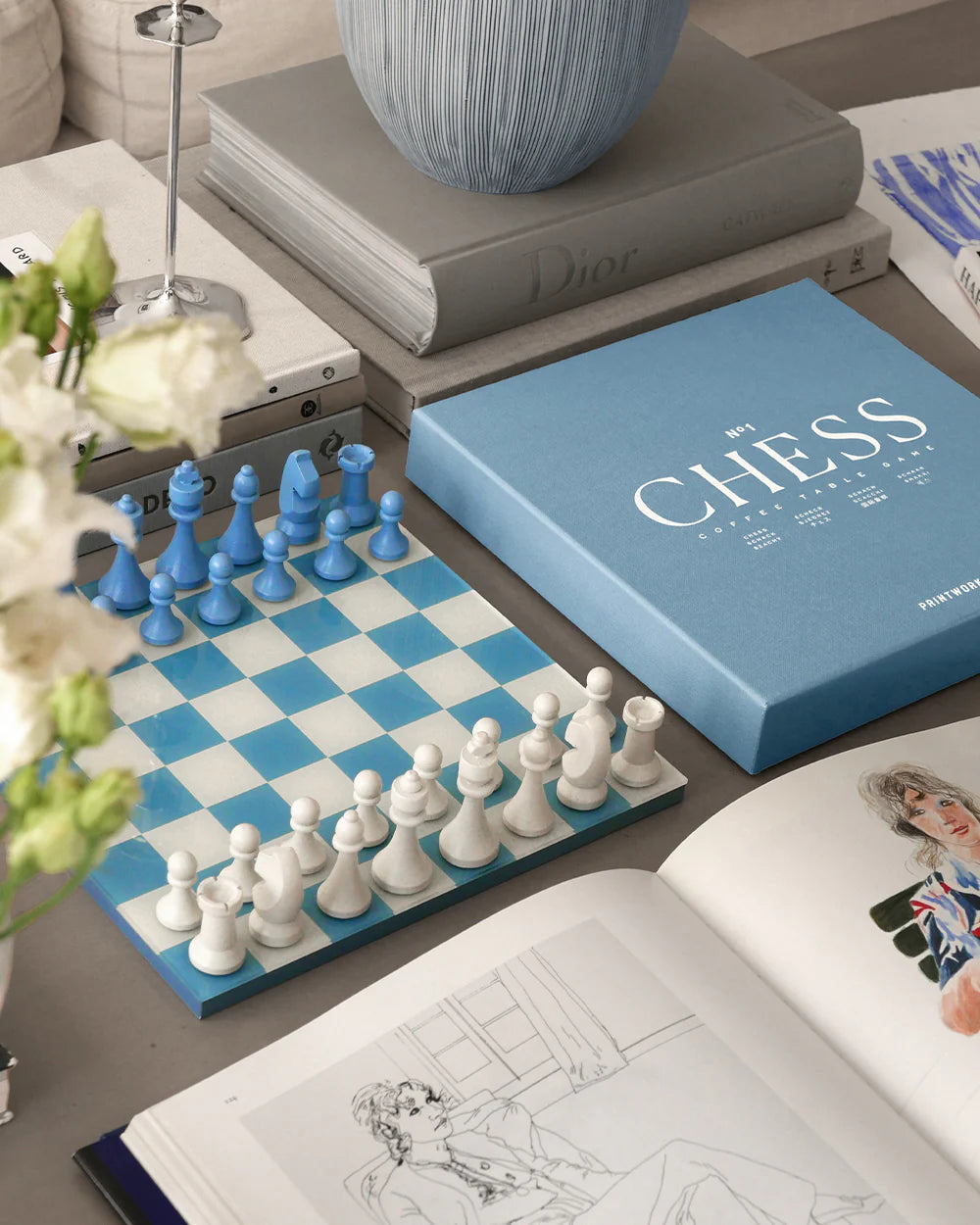 Modern Chess Board Game Set (Multiple Colors)