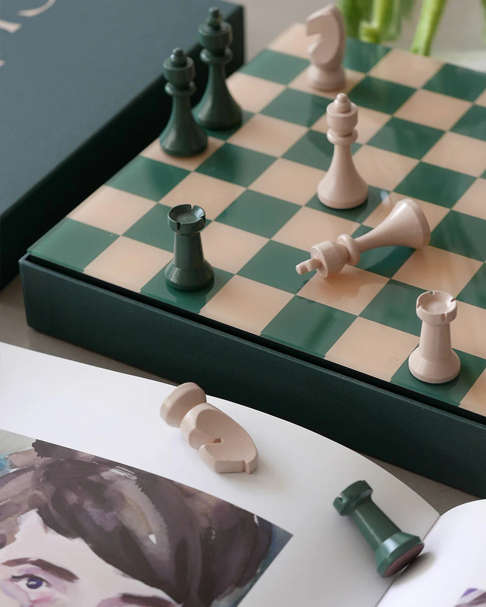 Modern Chess Board Game Set (Multiple Colors)