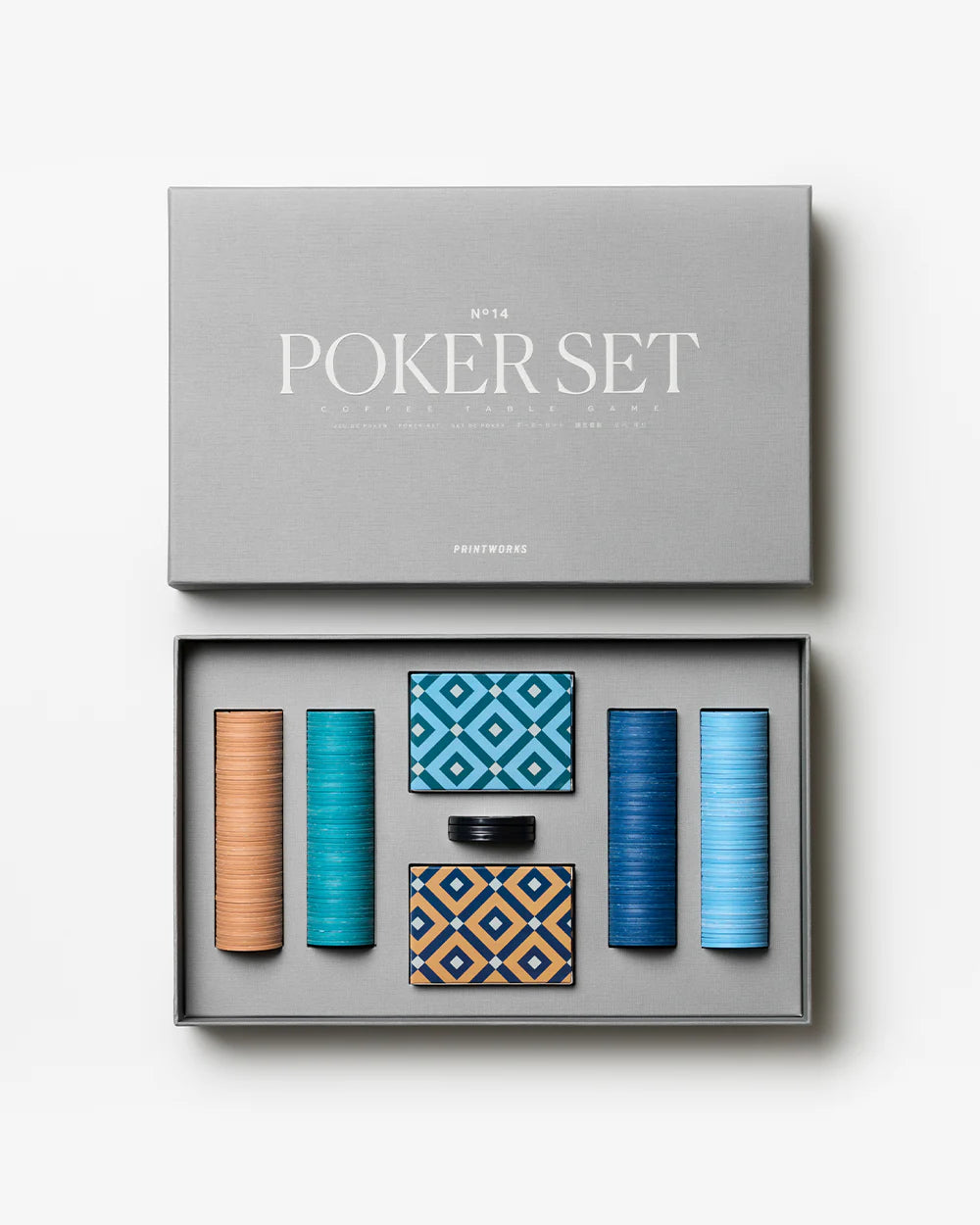 Modern Minimalist Poker Set