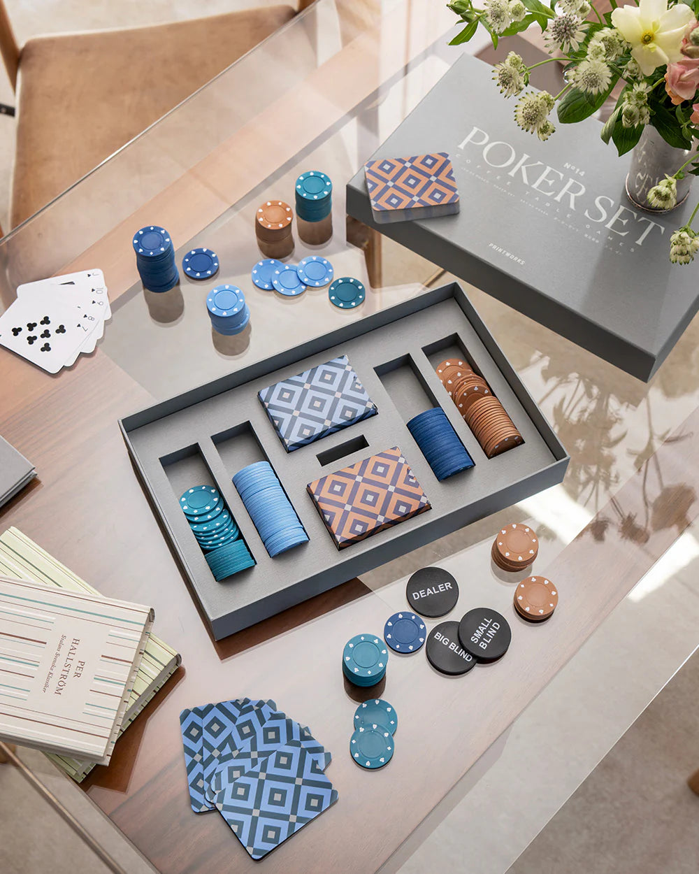 Modern Minimalist Poker Set