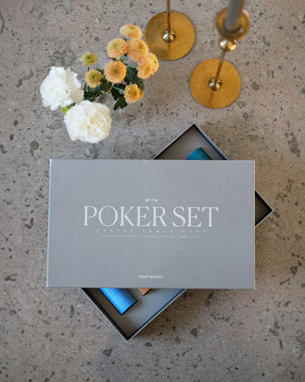 Modern Minimalist Poker Set