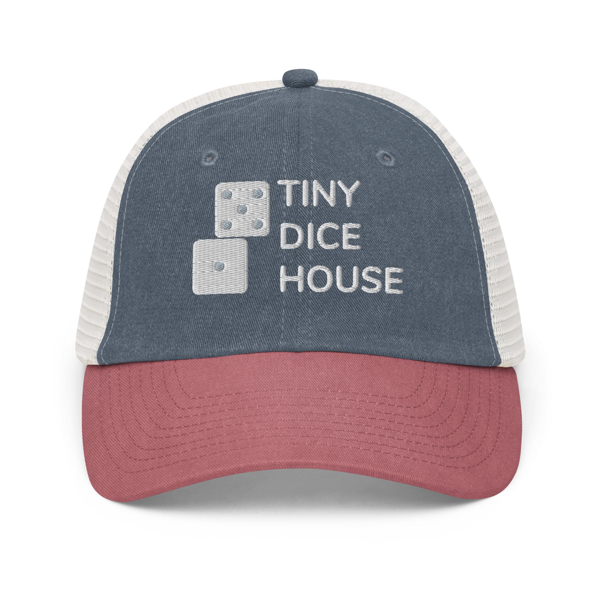 Tiny Dice House Retro Pigment-dyed cap