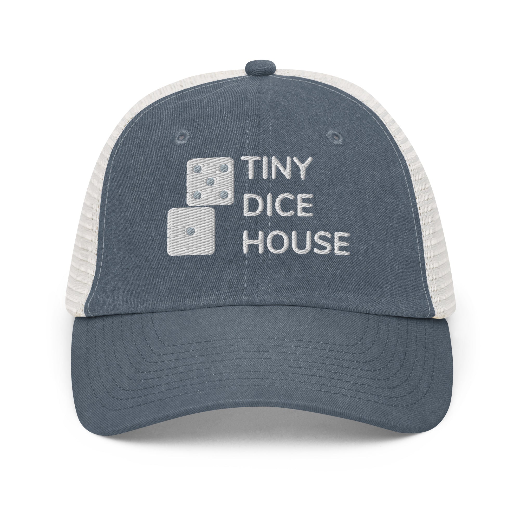 Tiny Dice House Retro Pigment-dyed cap