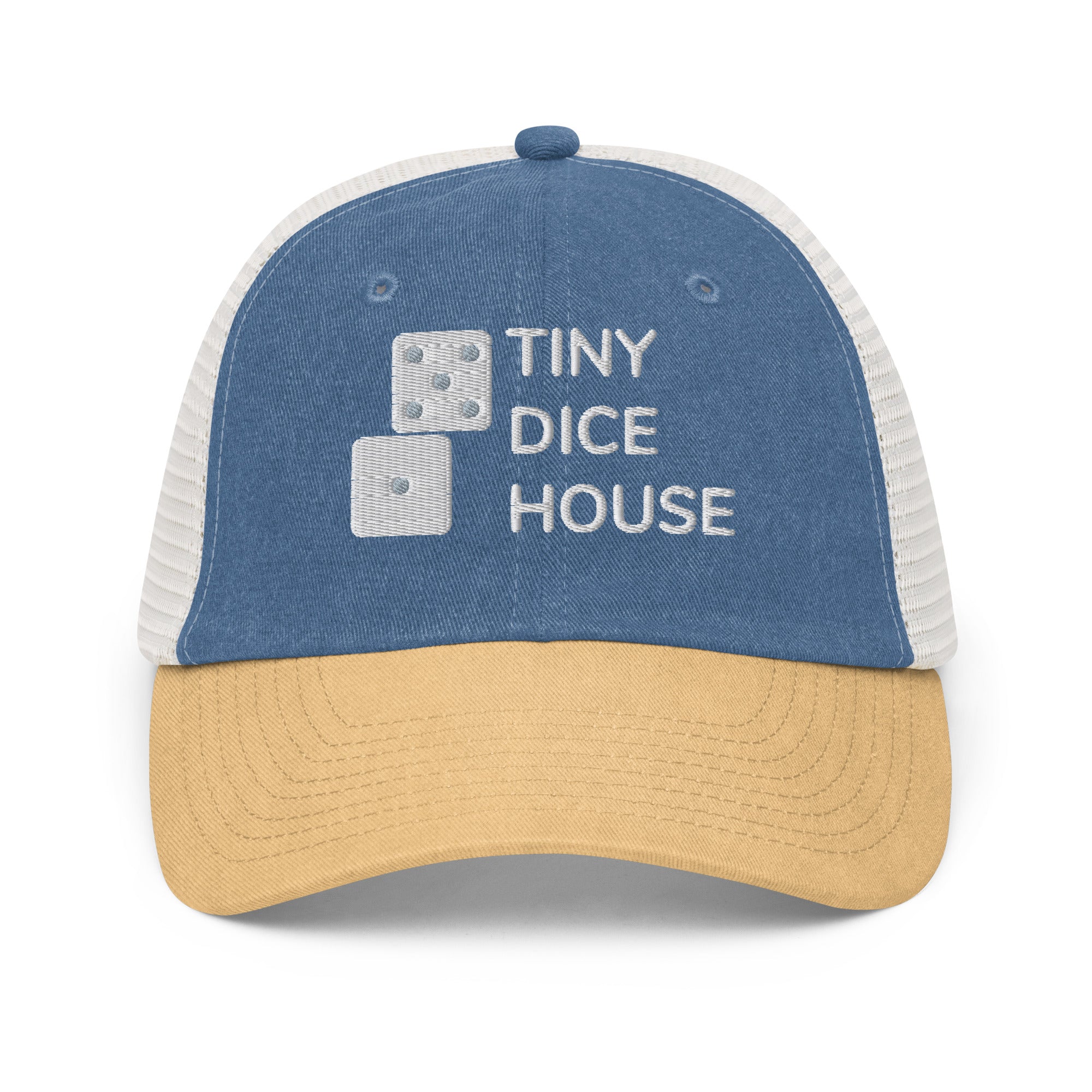 Tiny Dice House Retro Pigment-dyed cap