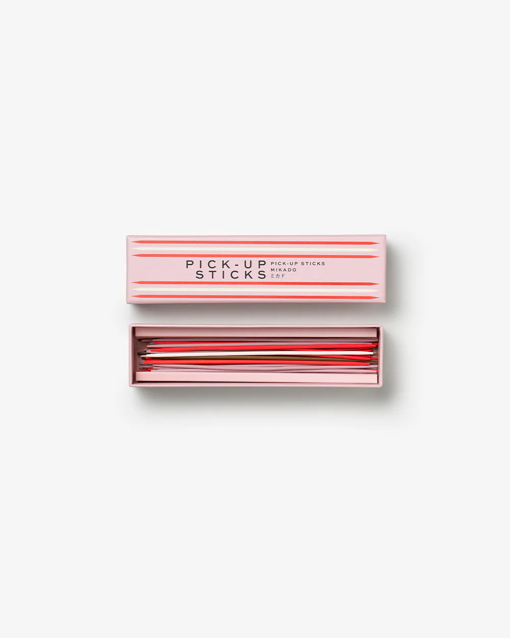 Colorful Pick Up Sticks Game (Pink & Red)