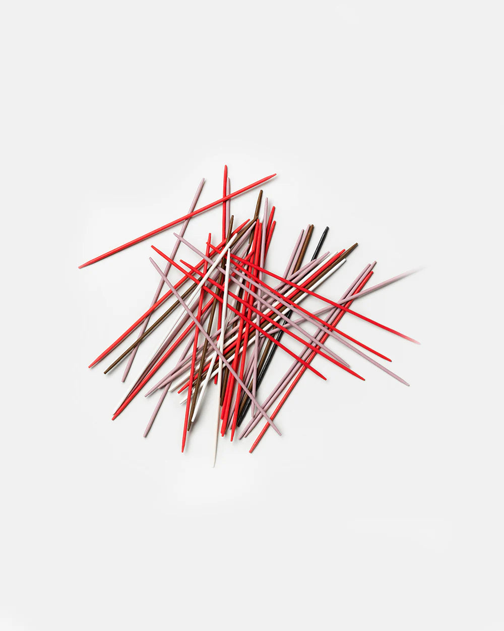 Colorful Pick Up Sticks Game (Pink & Red)