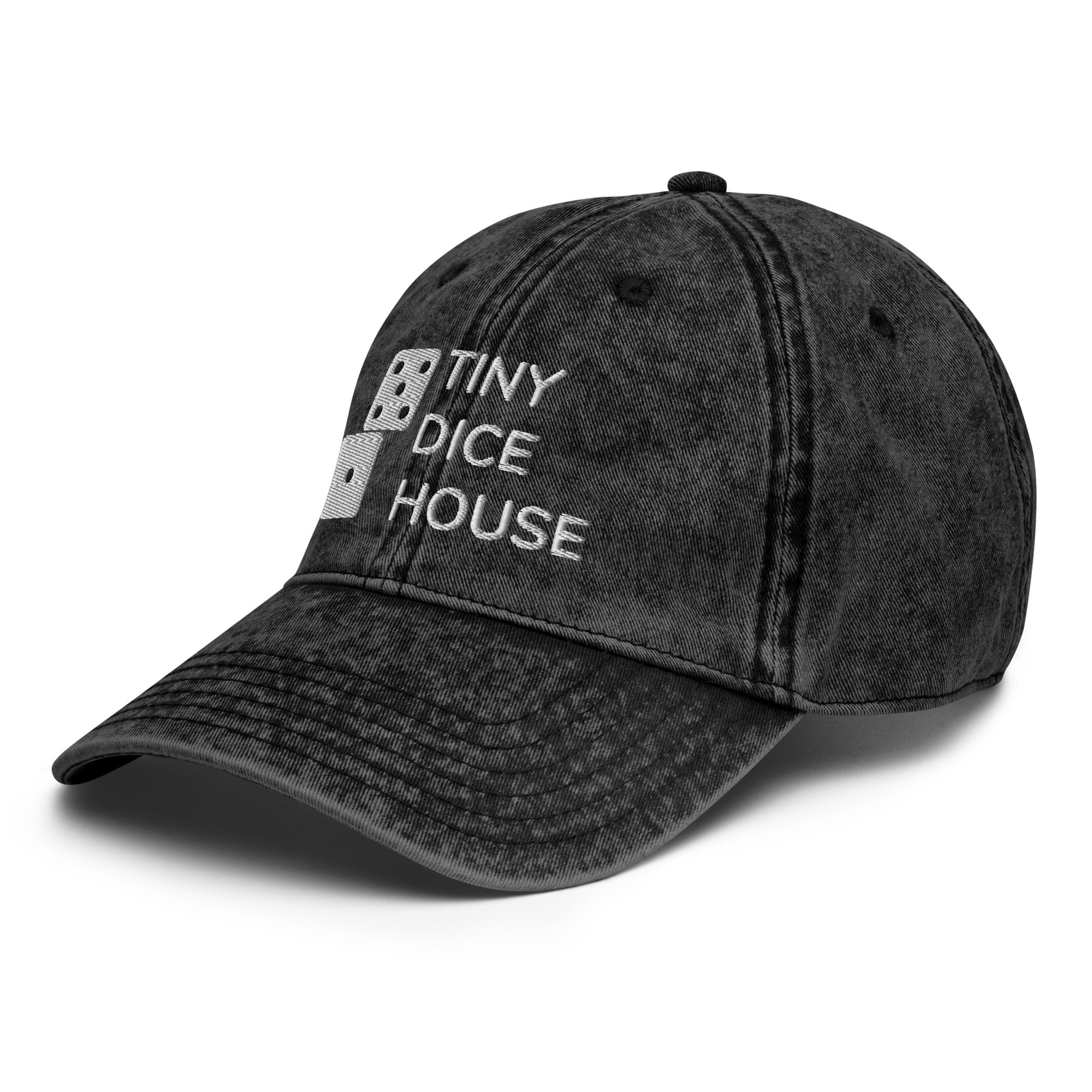 Tiny Dice House Vintage Cotton Twill Cap