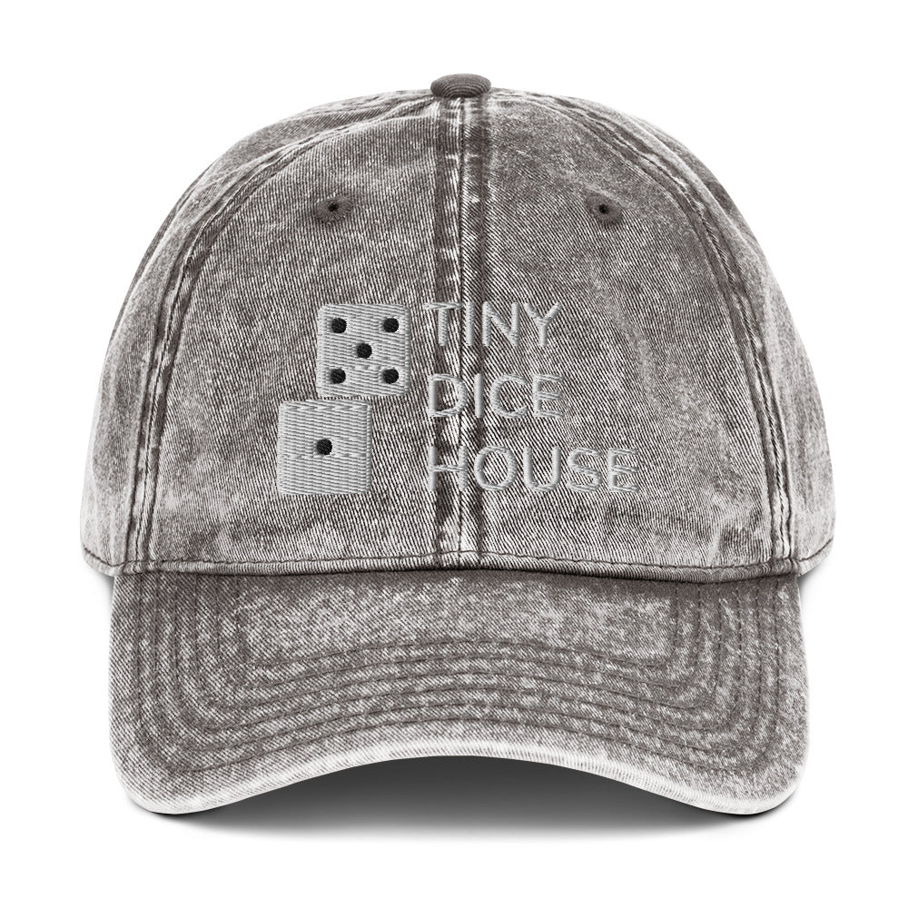 Tiny Dice House Vintage Cotton Twill Cap