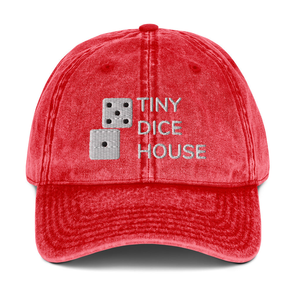 Tiny Dice House Vintage Cotton Twill Cap