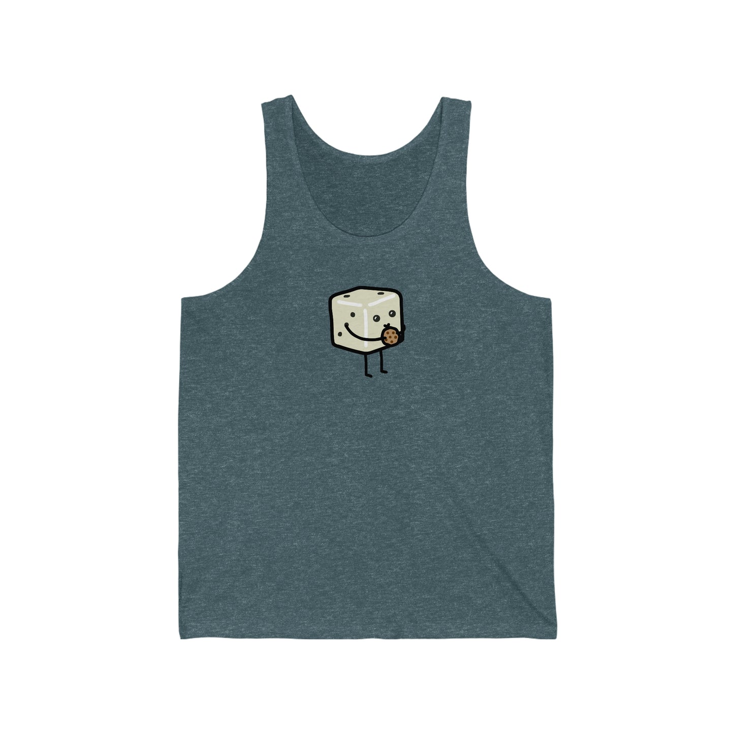 Cookie Tiny Dice Buddies Unisex Jersey Tank