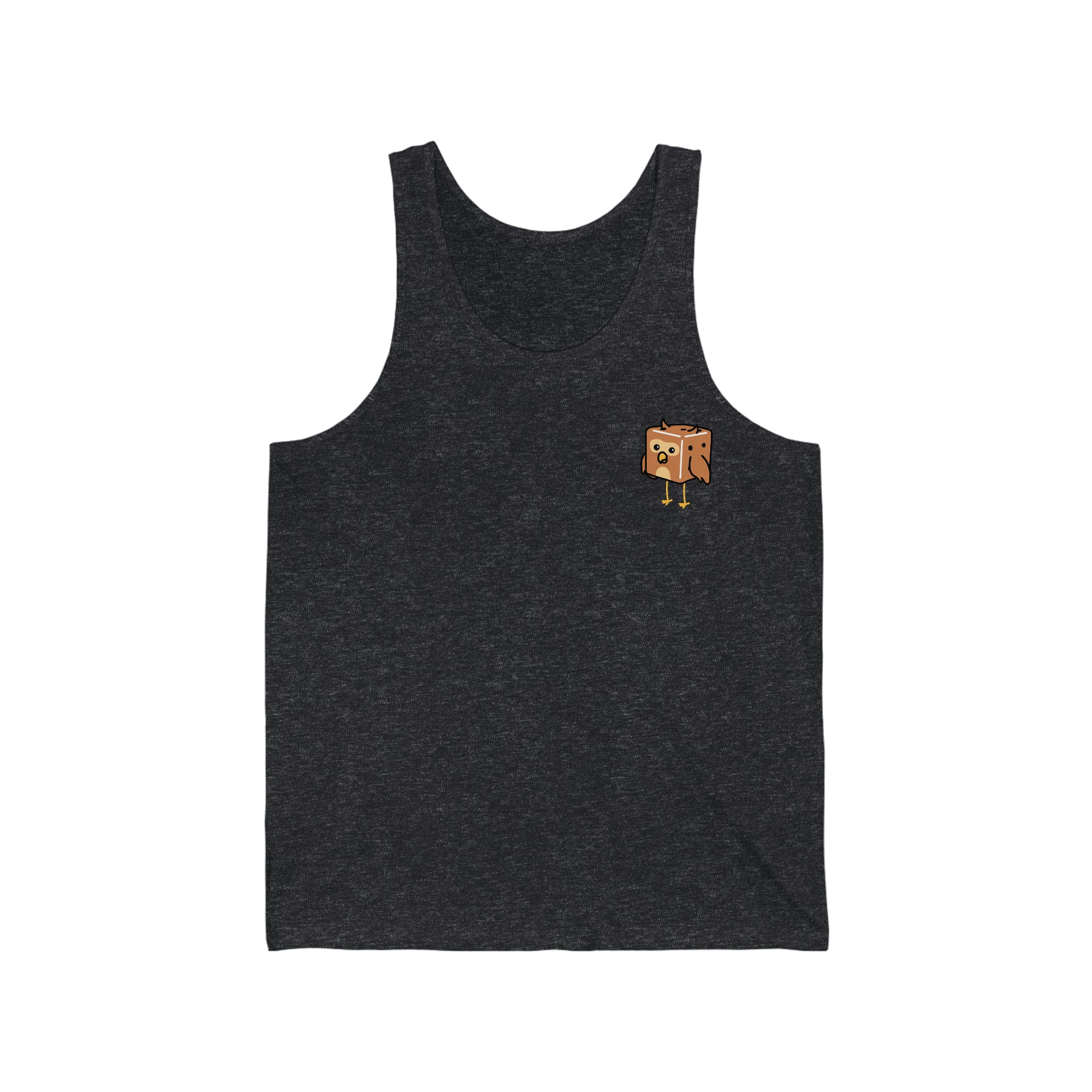 Owl Tiny Dice Buddies Unisex Jersey Tank