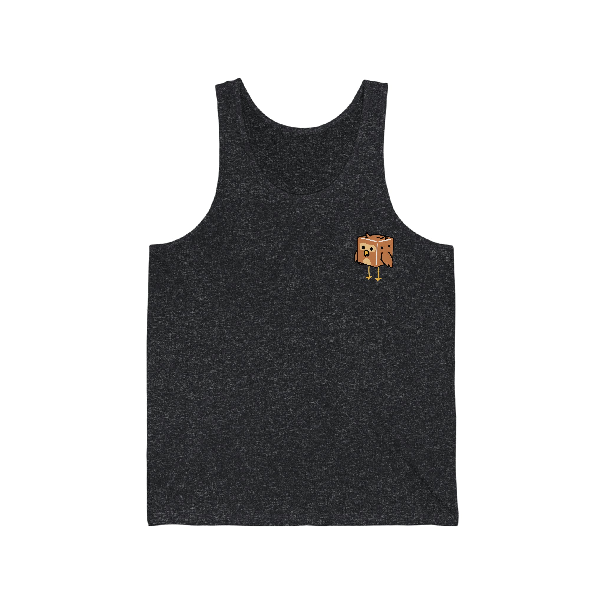 Owl Tiny Dice Buddies Unisex Jersey Tank