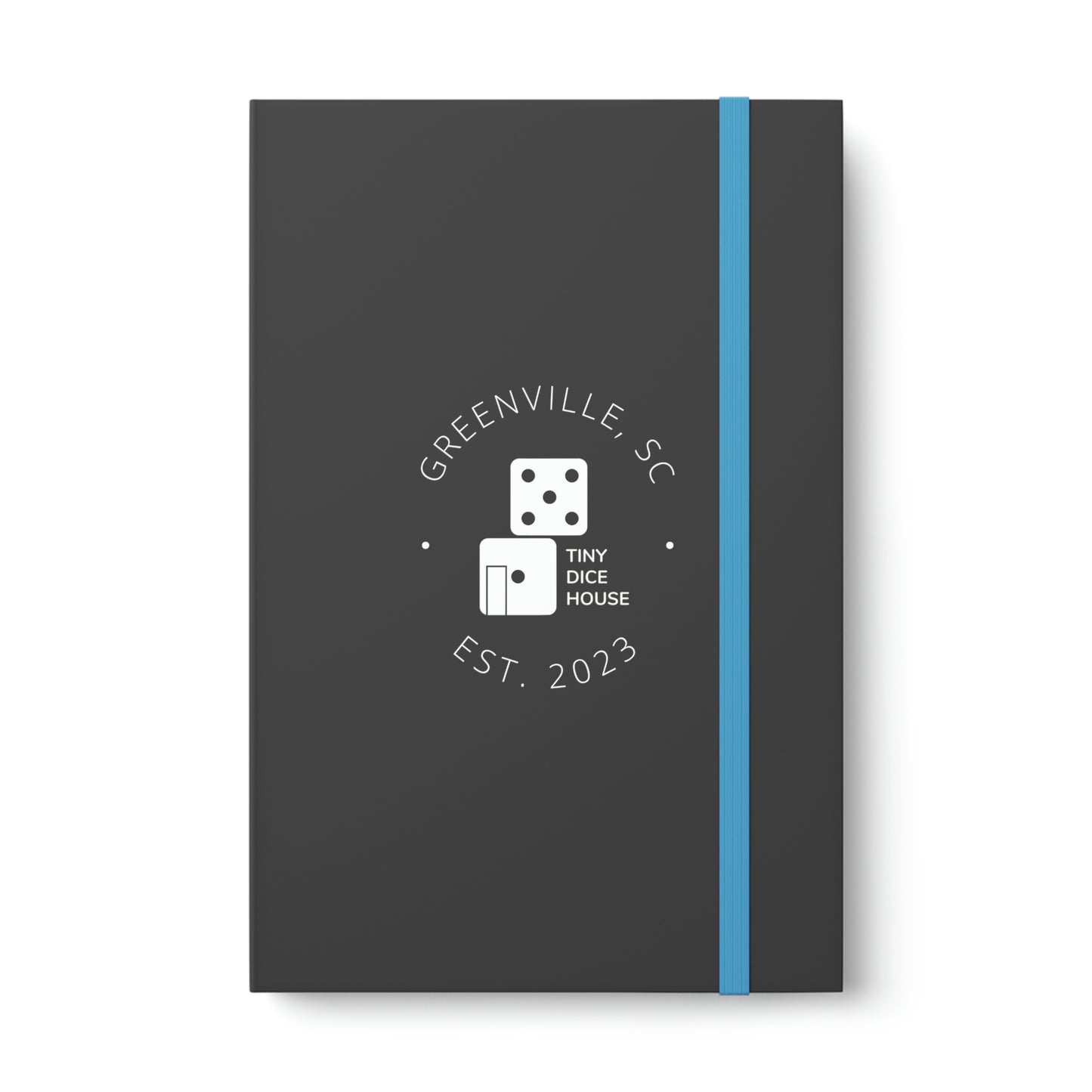 Tiny Dice House Notebook | Color Contrast Ruled Notebook