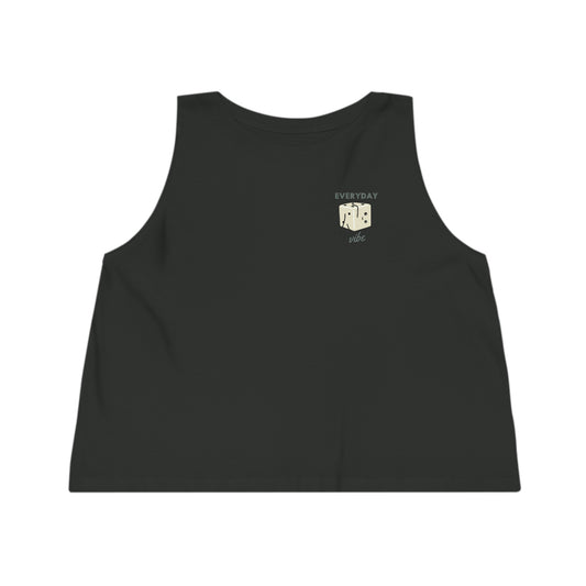 Everyday Vibe Tiny Dice Buddies Women's Cropped Tank Top