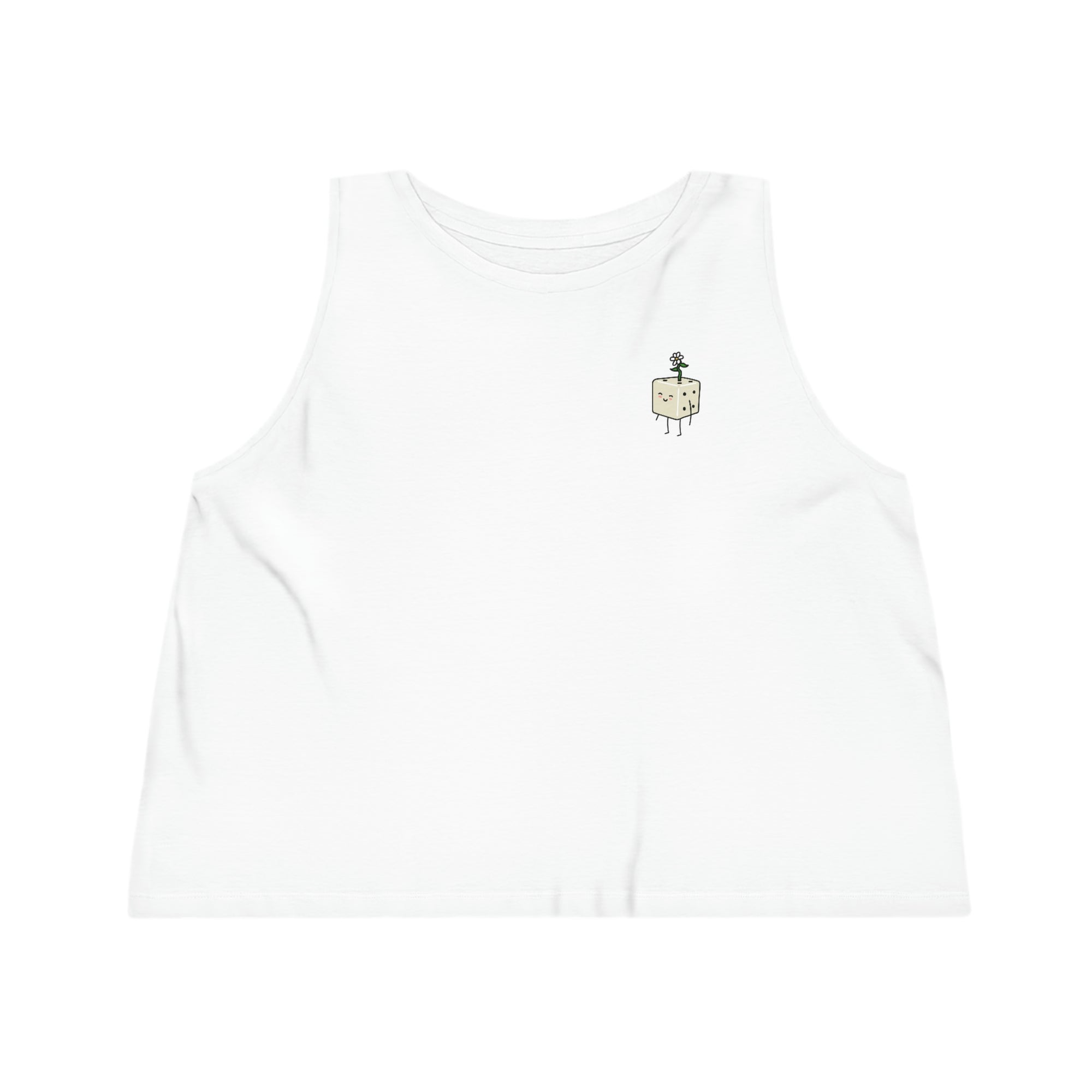 House Plant Tiny Dice Buddies Women's Dancer Cropped Tank Top