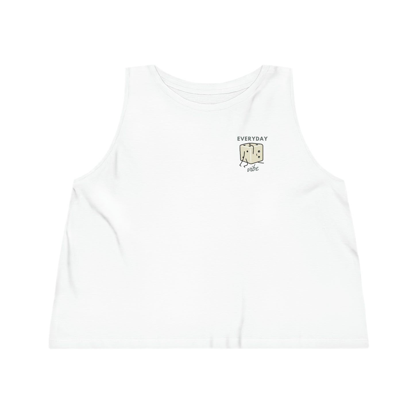 Everyday Vibe Tiny Dice Buddies Women's Cropped Tank Top