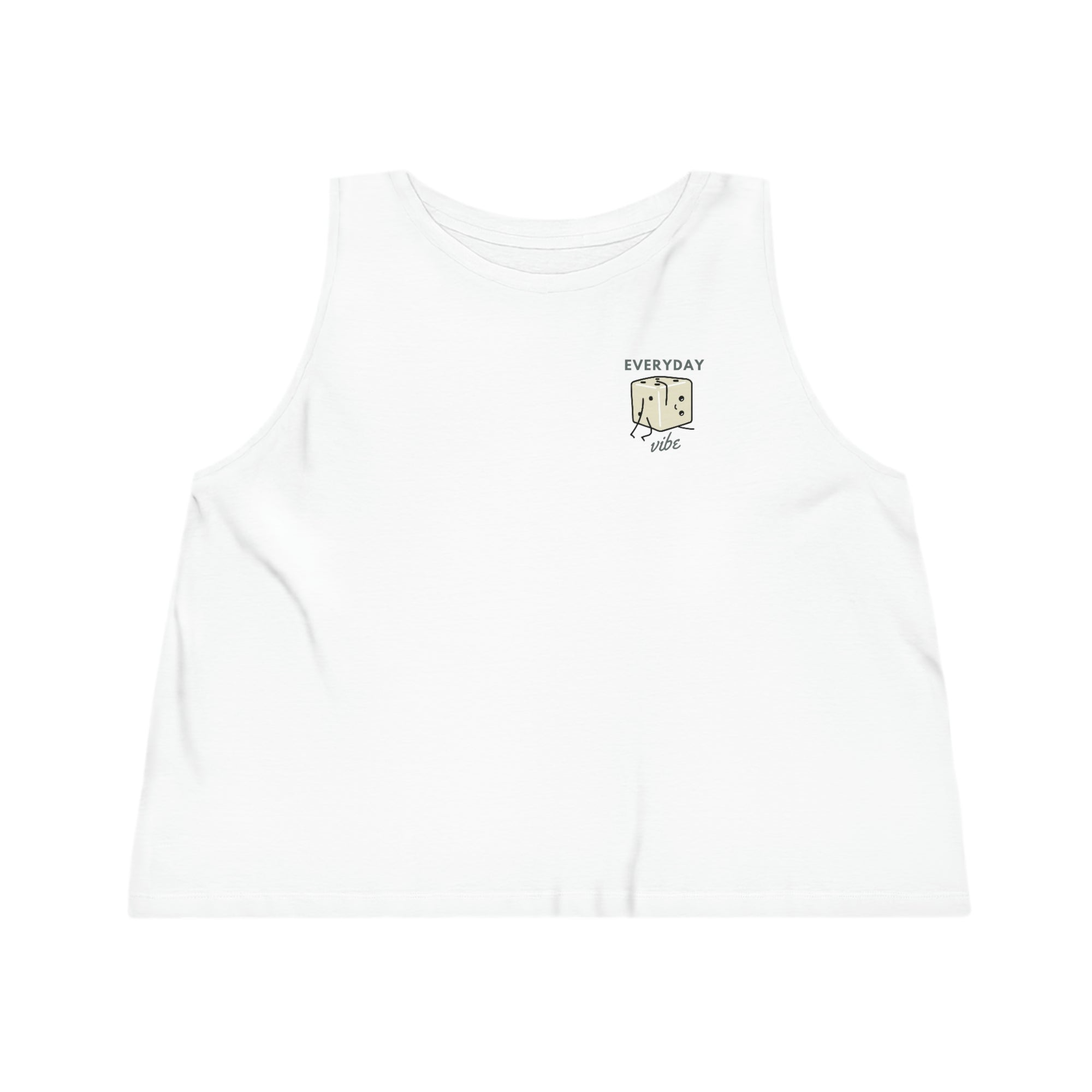 Everyday Vibe Tiny Dice Buddies Women's Cropped Tank Top
