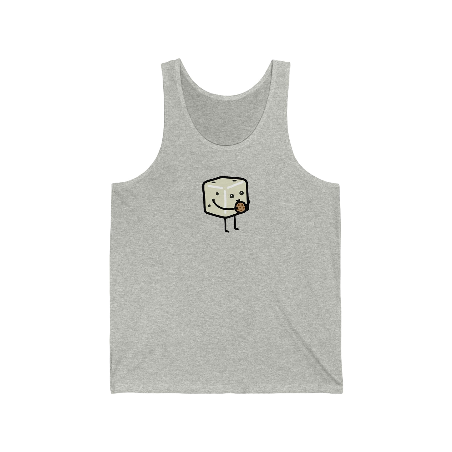 Cookie Tiny Dice Buddies Unisex Jersey Tank