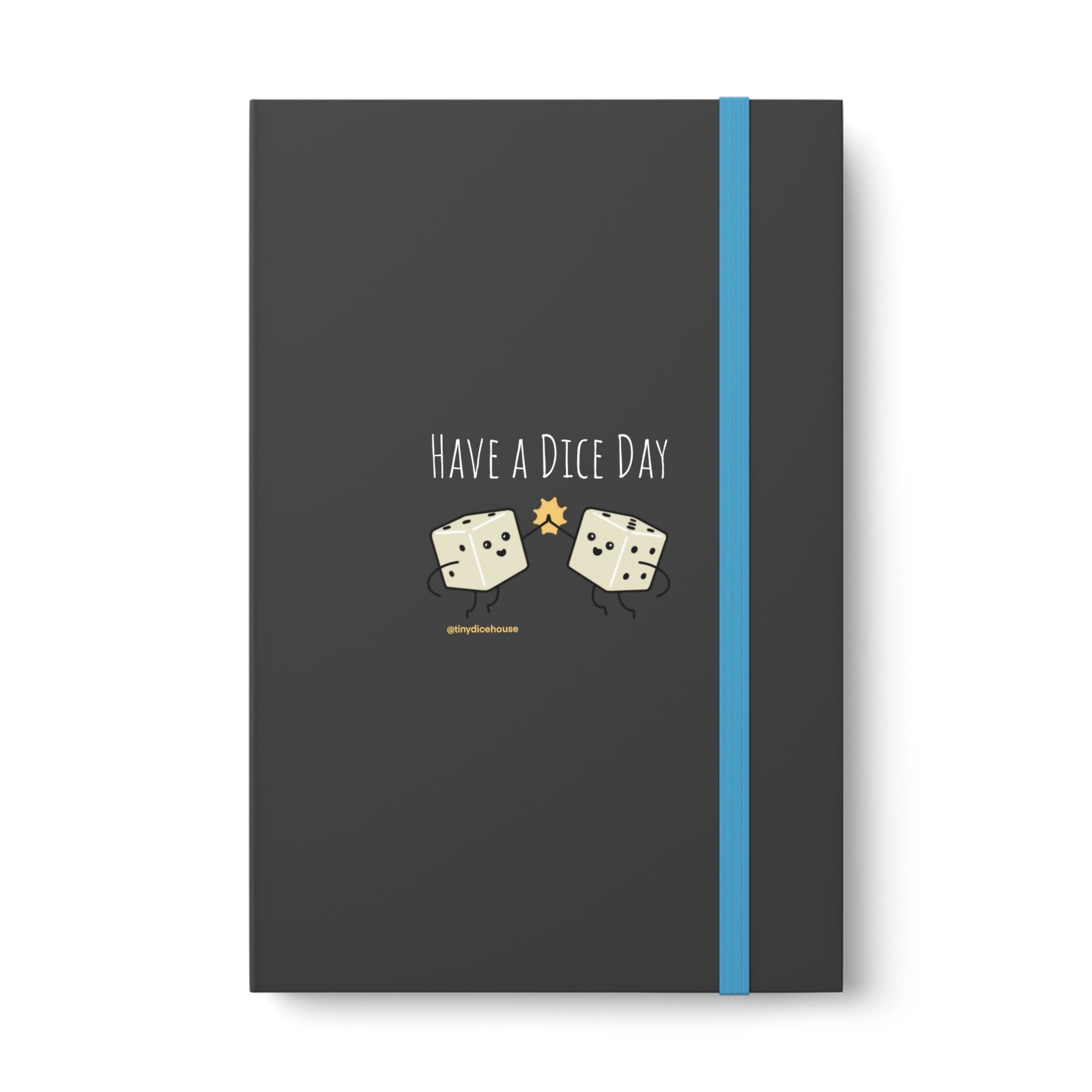 Have a Dice Day Notebook | Tiny Dice Buddies Color Contrast Ruled Notebook