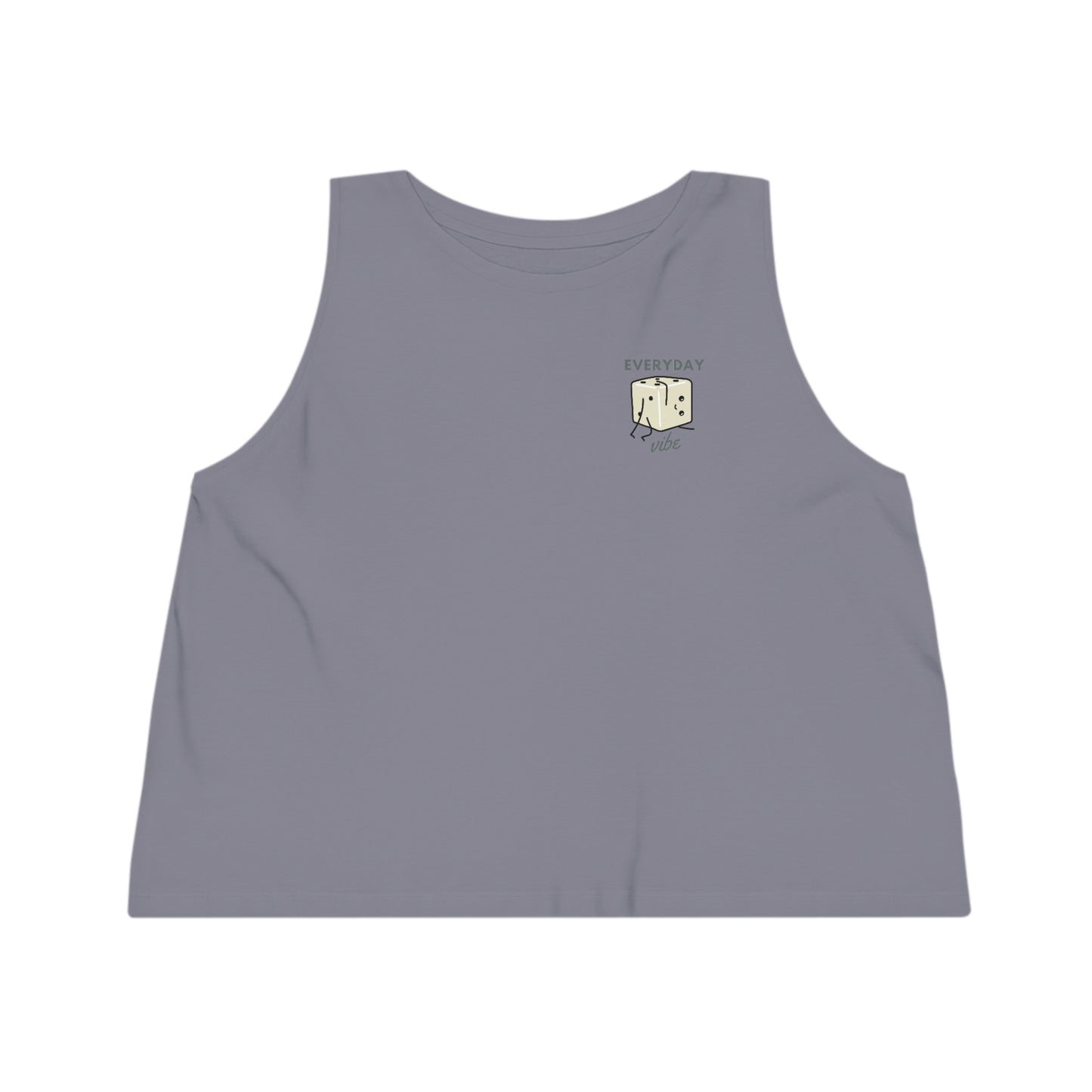 Everyday Vibe Tiny Dice Buddies Women's Cropped Tank Top