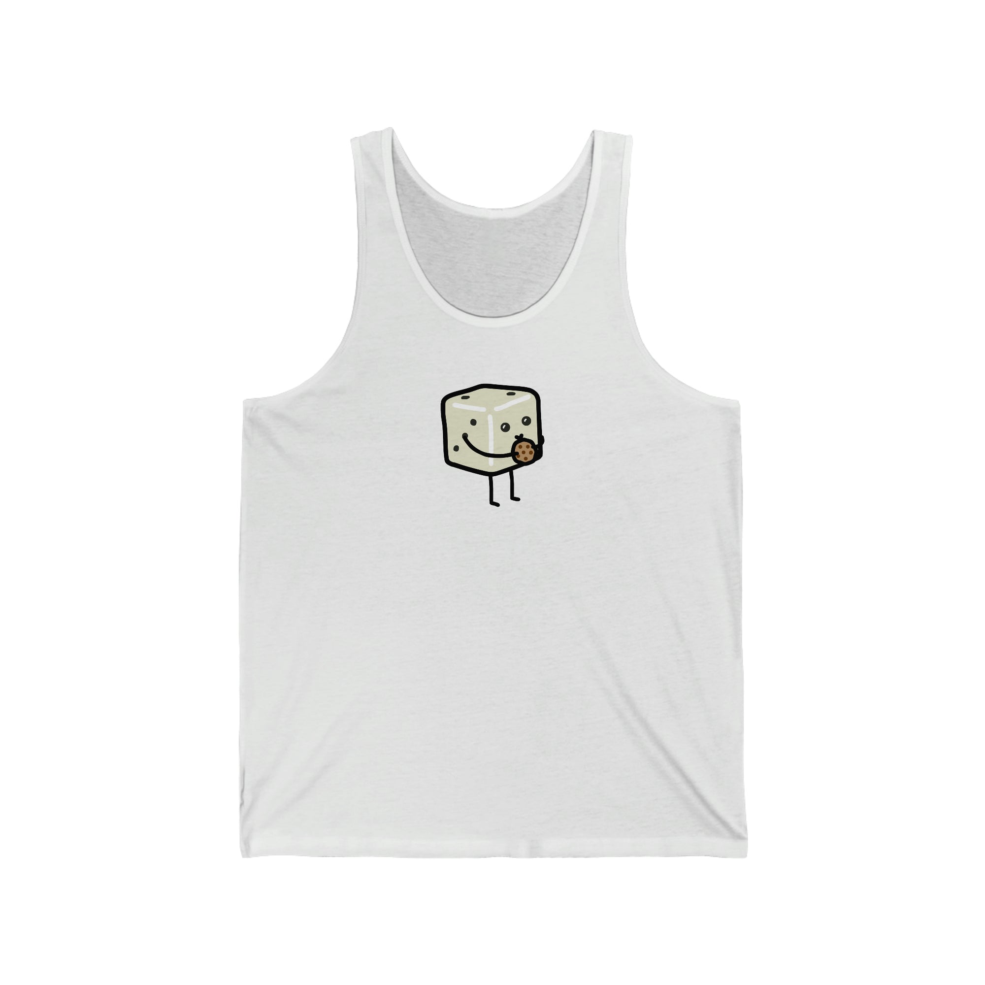 Cookie Tiny Dice Buddies Unisex Jersey Tank