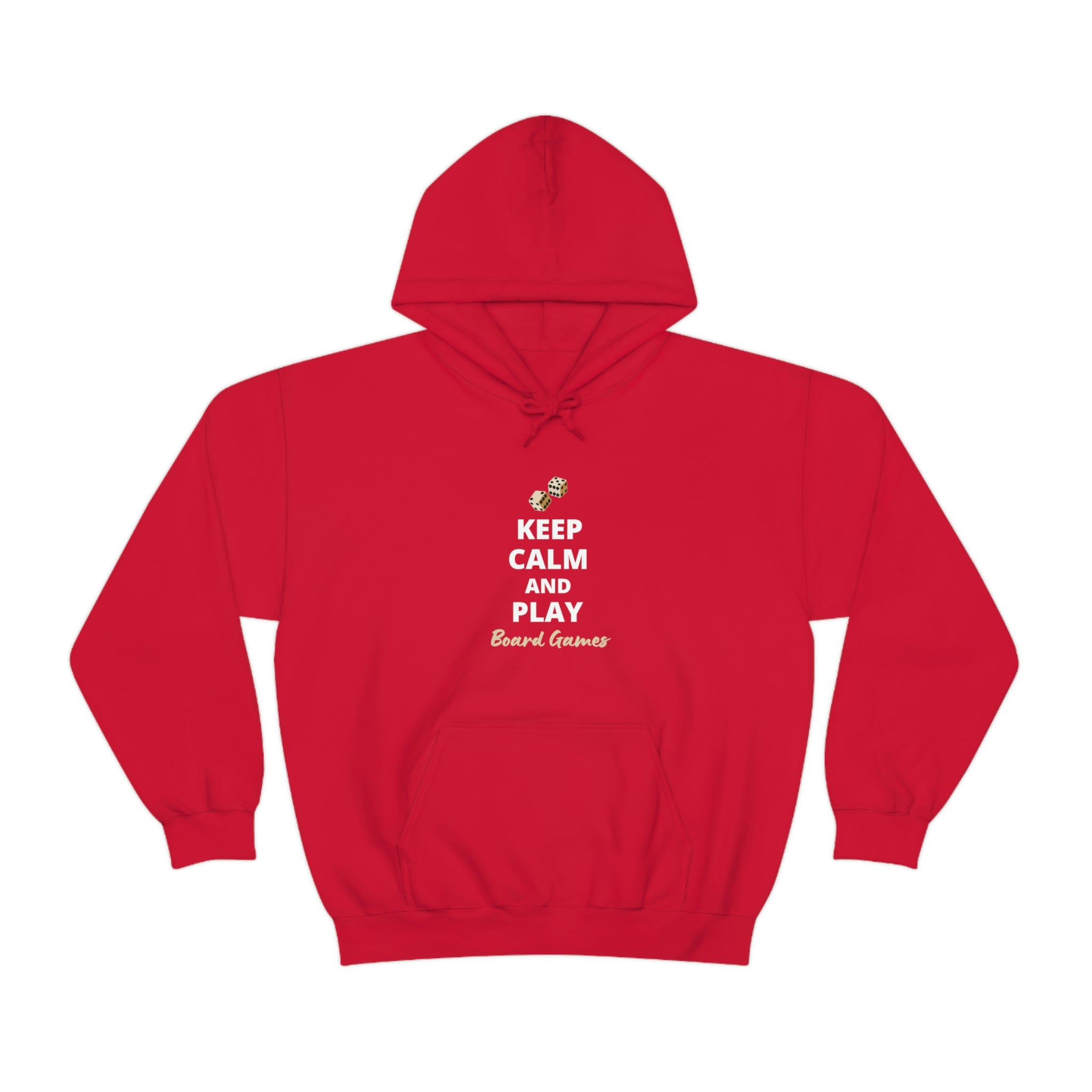 Keep Calm and Play Board Games Hoodie | Tiny Dice House Sweater | Punn