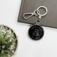 Modern Tiny Dice House Keychain