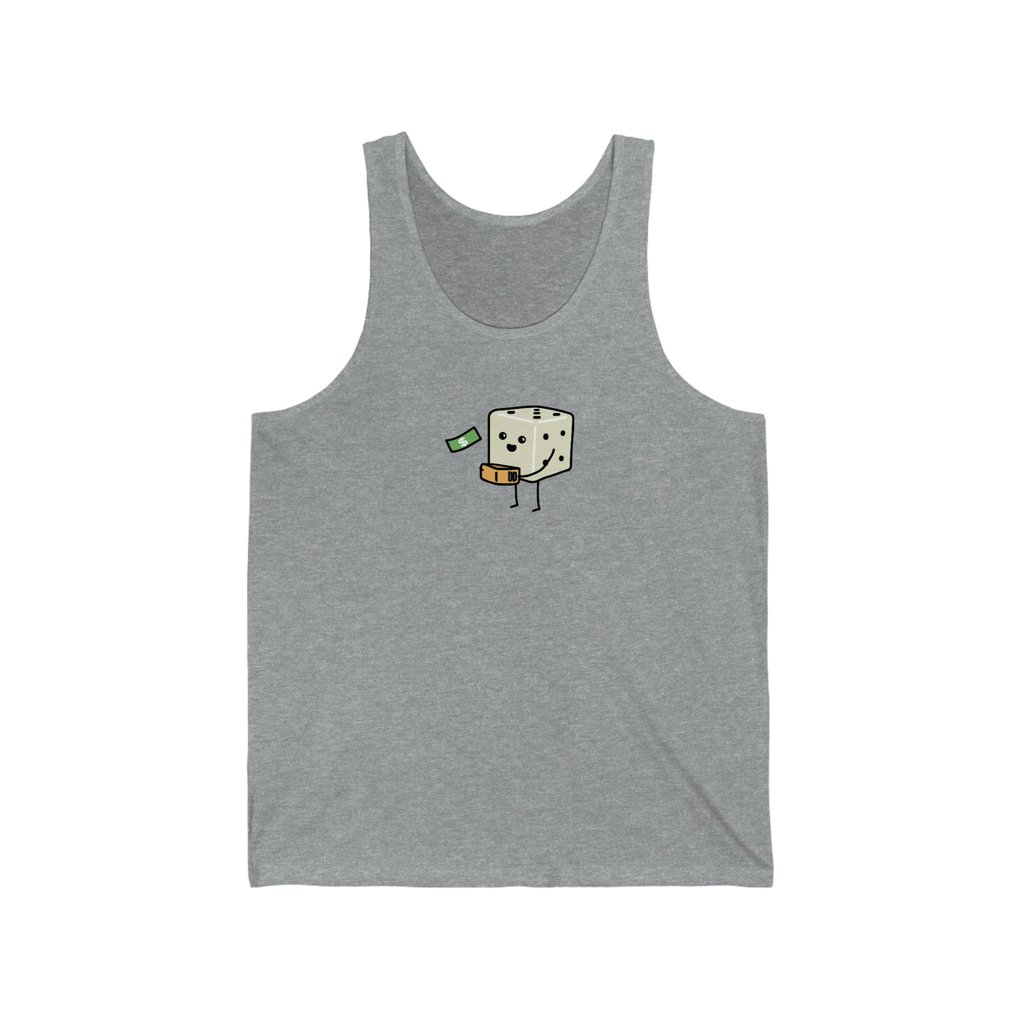 Paycheck Tiny Dice Buddies Unisex Jersey Tank