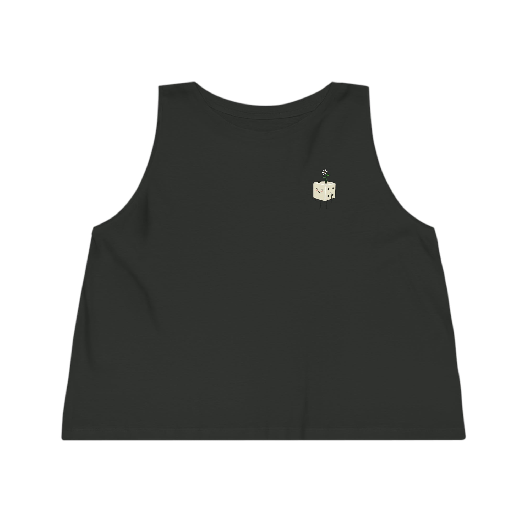 House Plant Tiny Dice Buddies Women's Dancer Cropped Tank Top