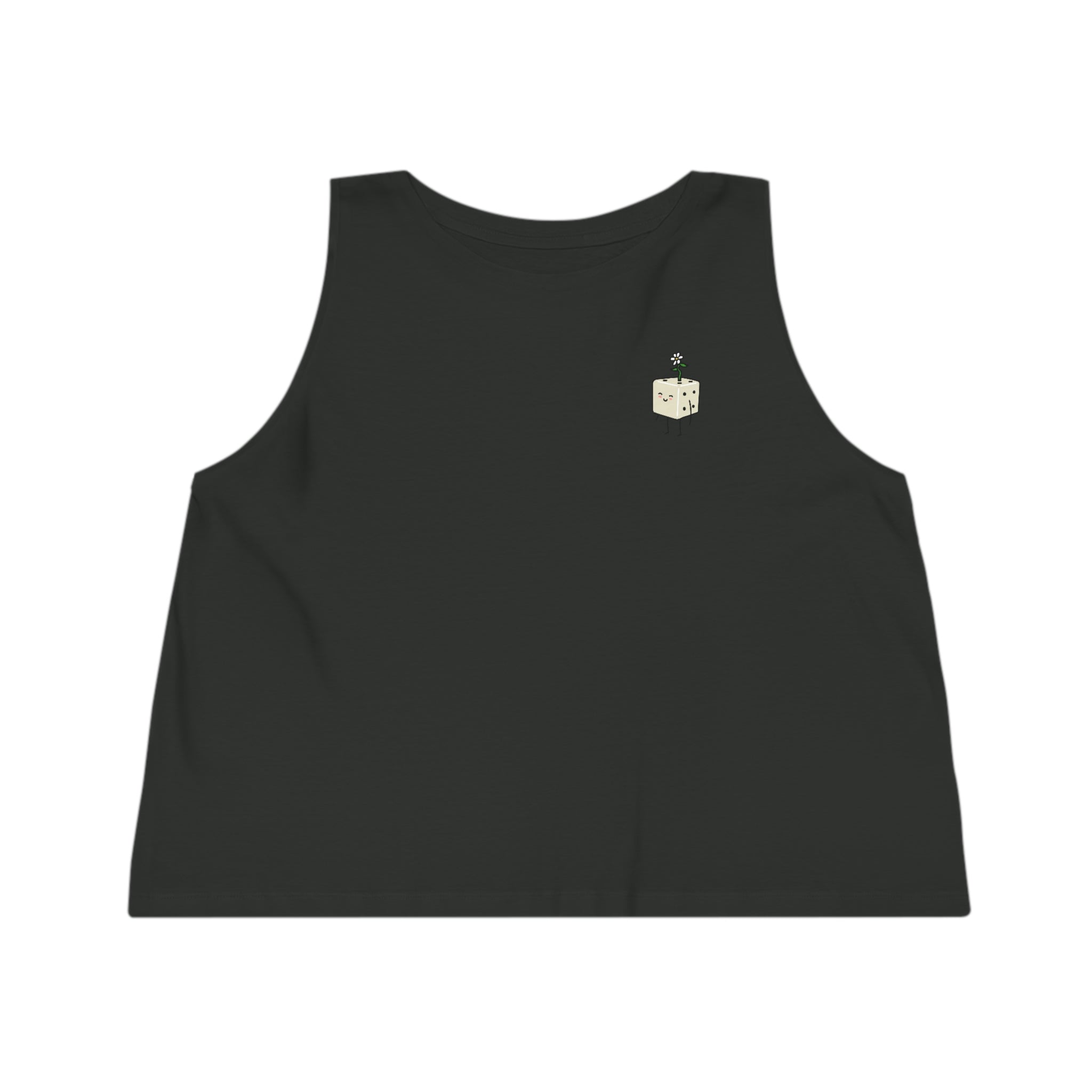 House Plant Tiny Dice Buddies Women's Dancer Cropped Tank Top