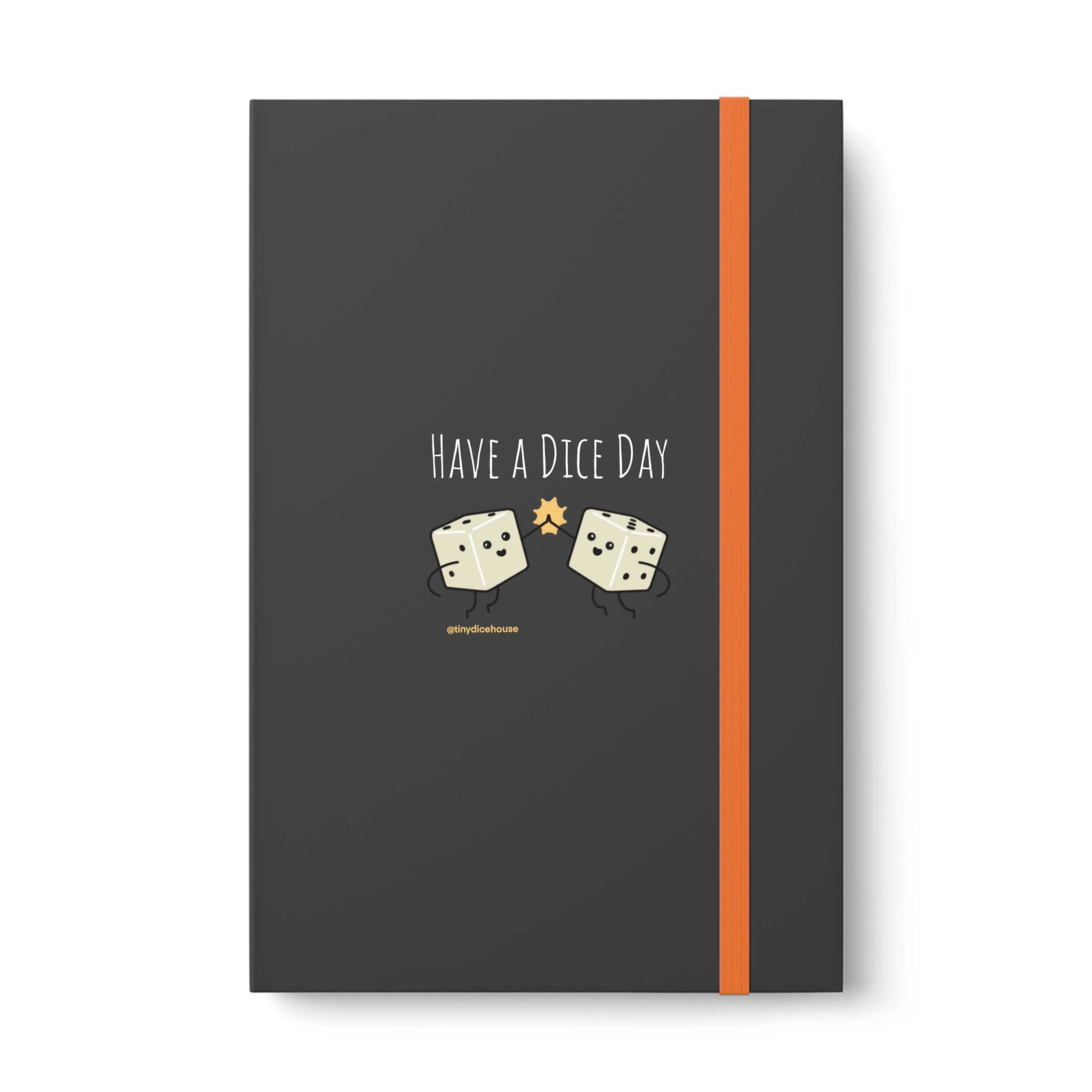 Have a Dice Day Notebook | Tiny Dice Buddies Color Contrast Ruled Notebook
