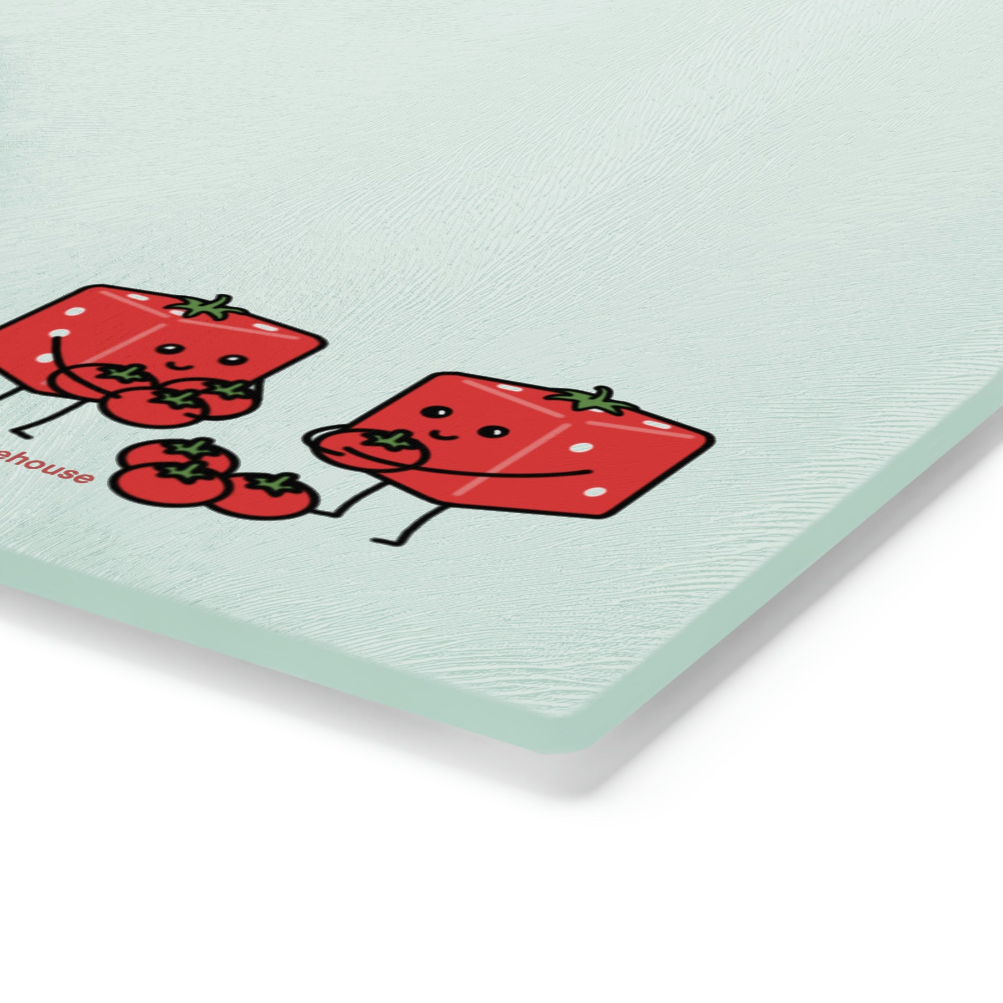 Diced Tomatoes Cutting Board | Punny Dice Kitchen Tools | Tiny Dice Buddies